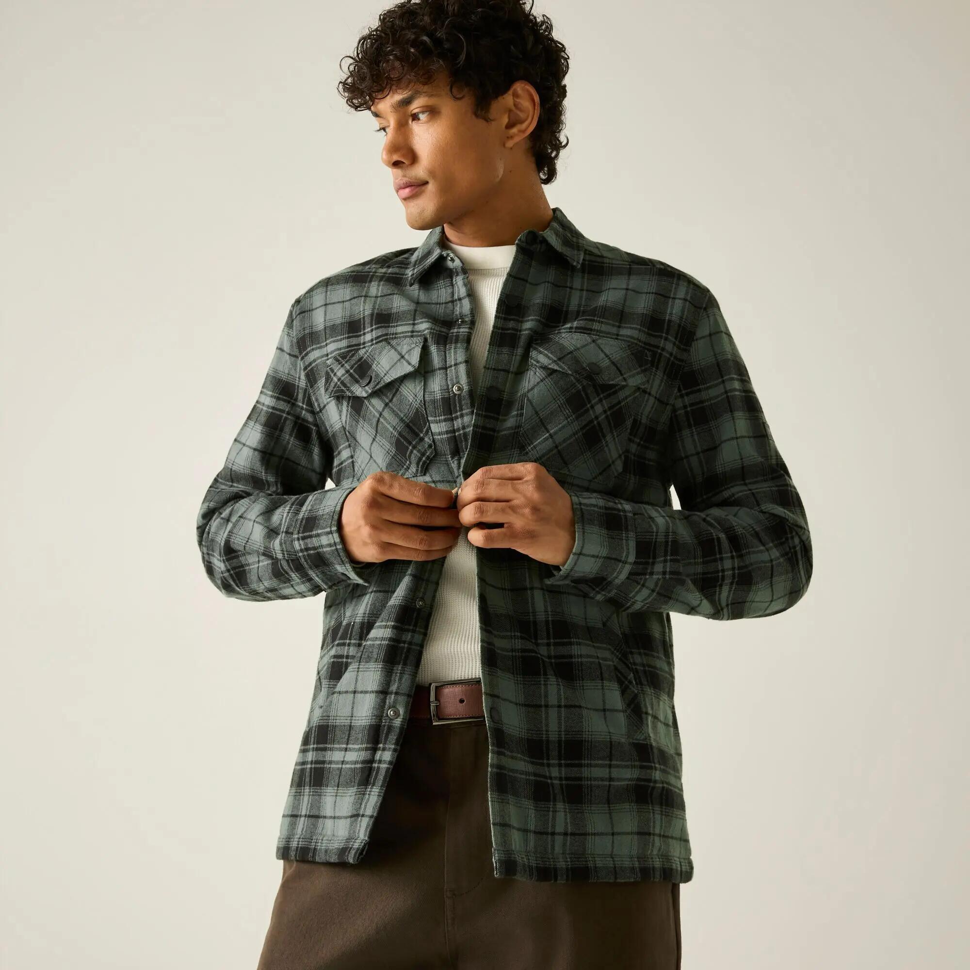 Spennith Shacket Shirt mit Fleecefutter für Herren 4/10