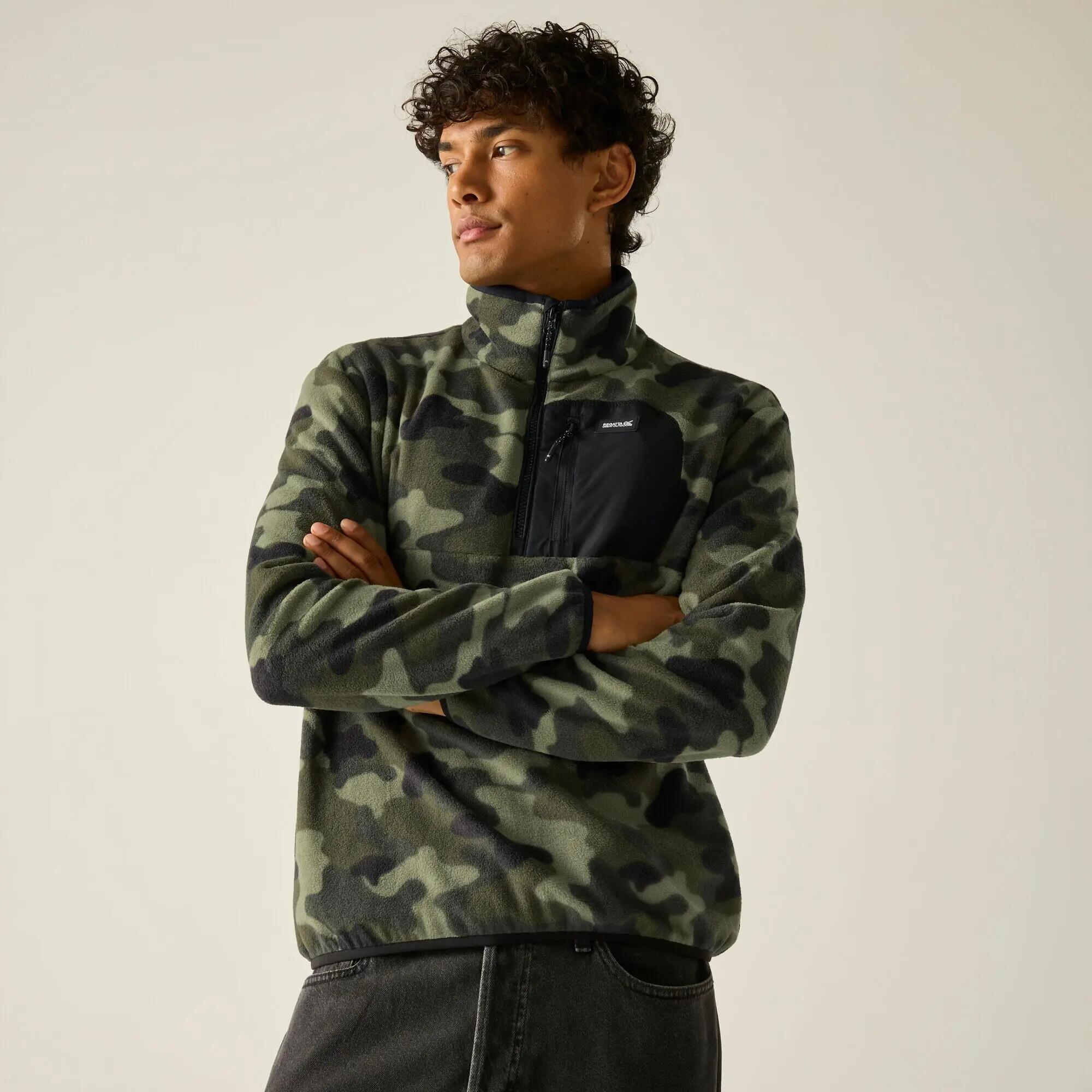 Frankie Fleecejacke für Herren mit halbem Reißverschluss 2/10