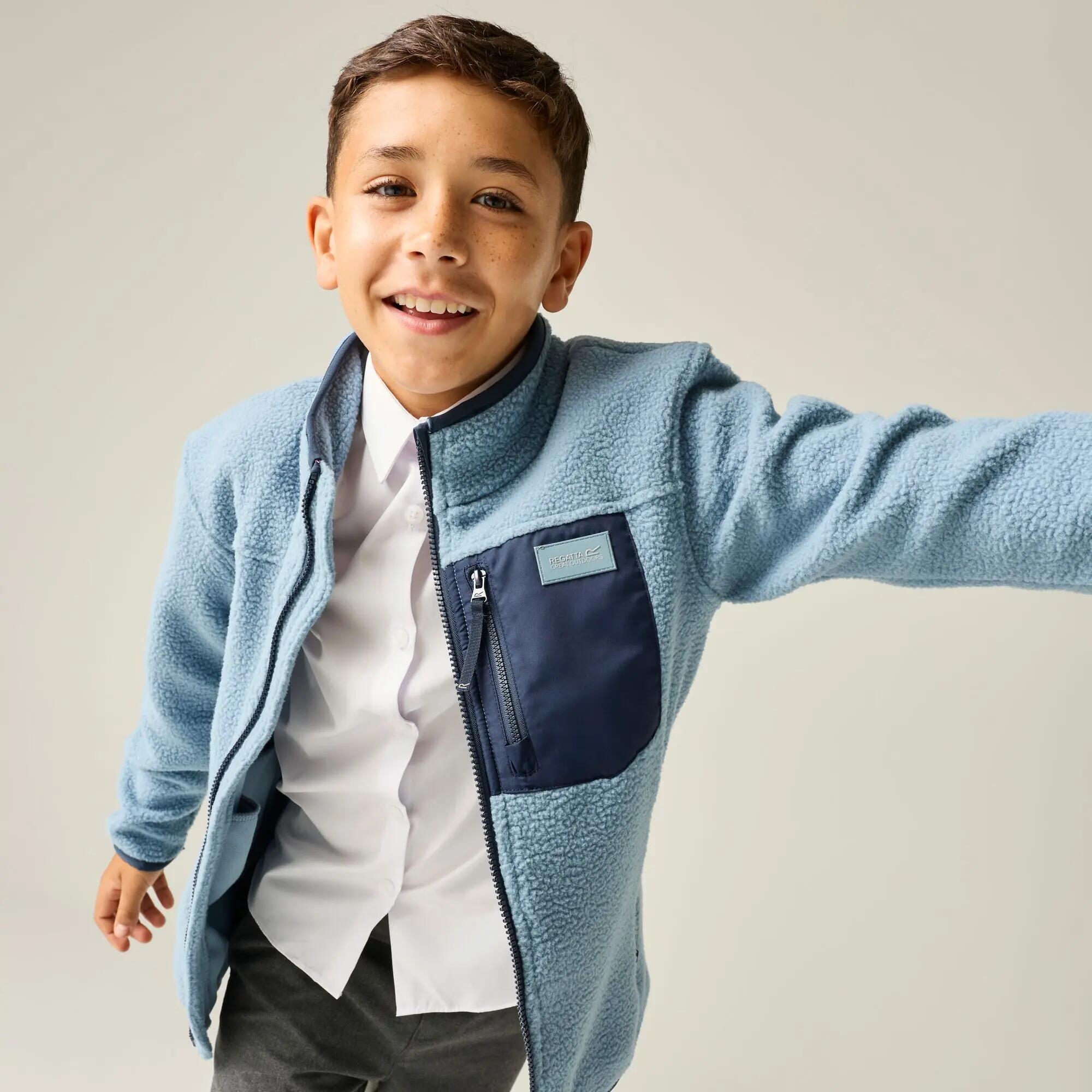 Pile caldo con zip integrale Frankie per bambini 2/14