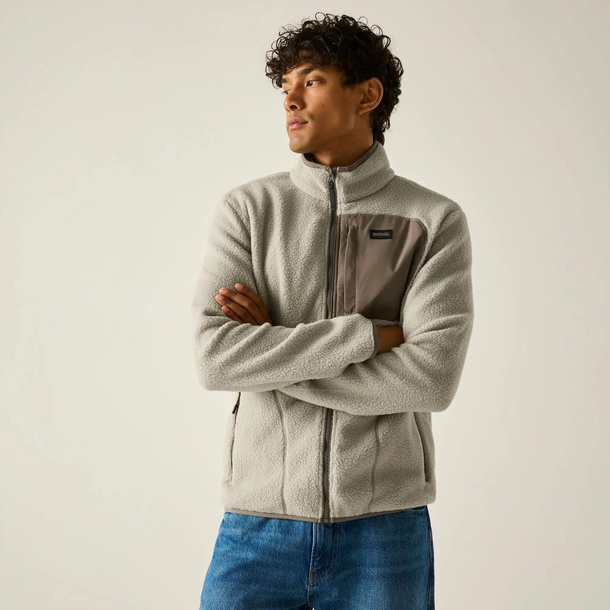 Felpa da uomo Frankie Borg con zip intera 2/10
