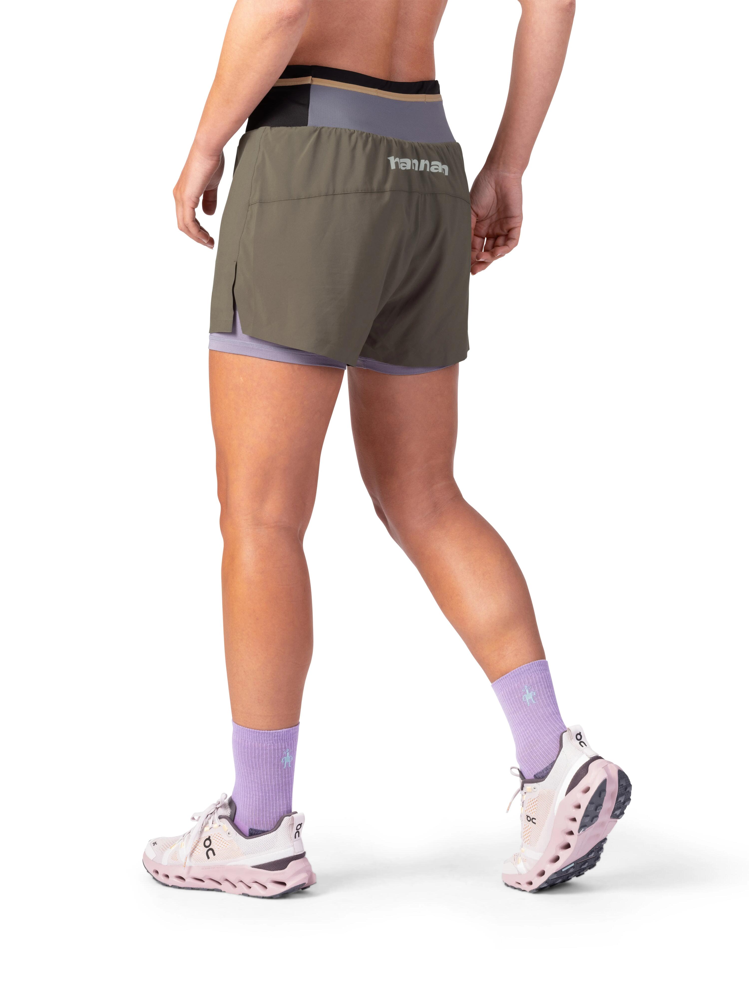 Pantalones cortos de running para mujer con pantalón interior Hannah 3/3