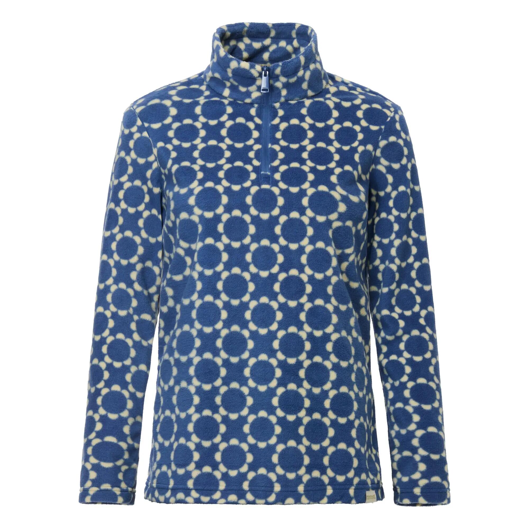 Forro polar estampado con media cremallera de Orla Kiely 7/10