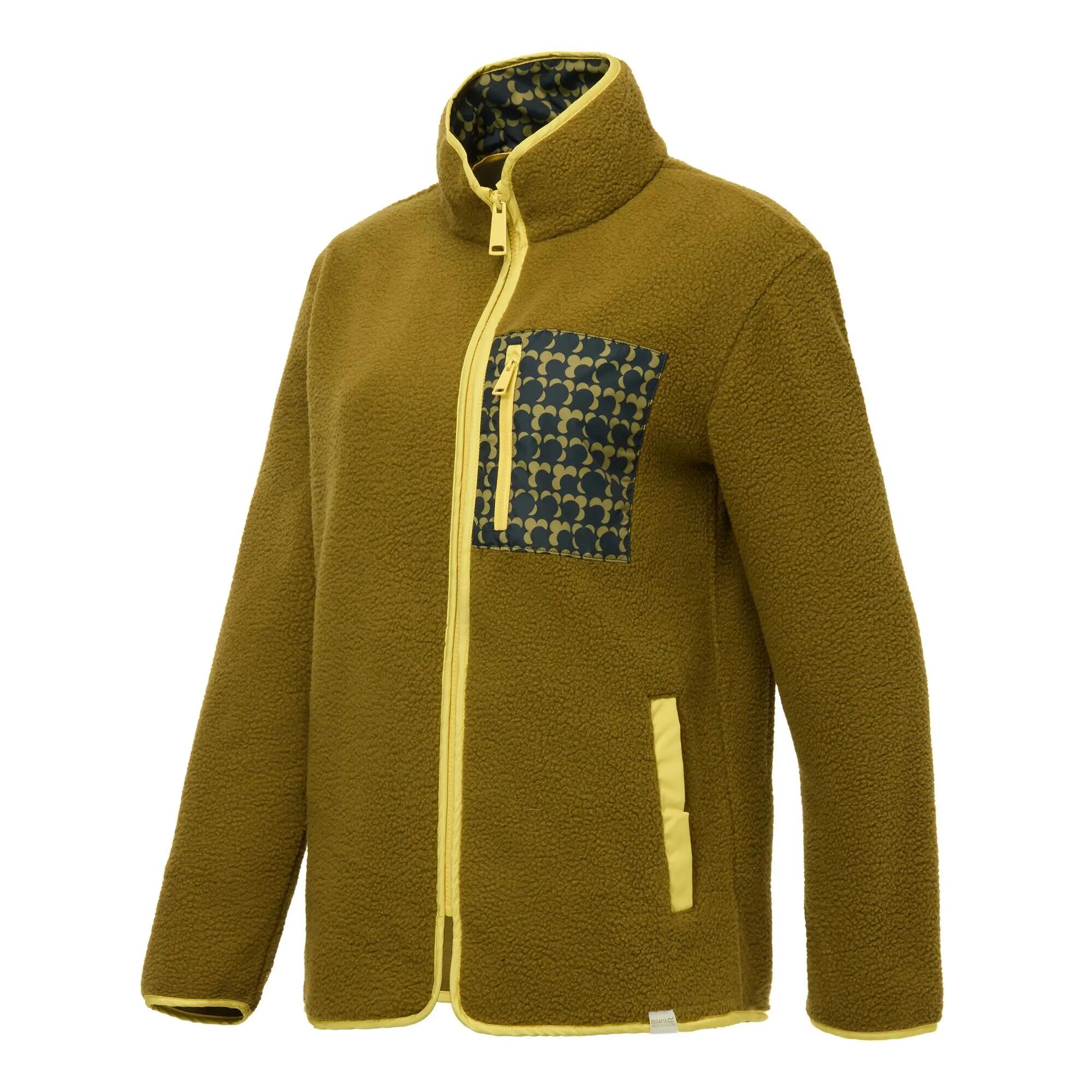 Forro polar con cremallera completa y estampado de borrego de Orla Kiely 8/10