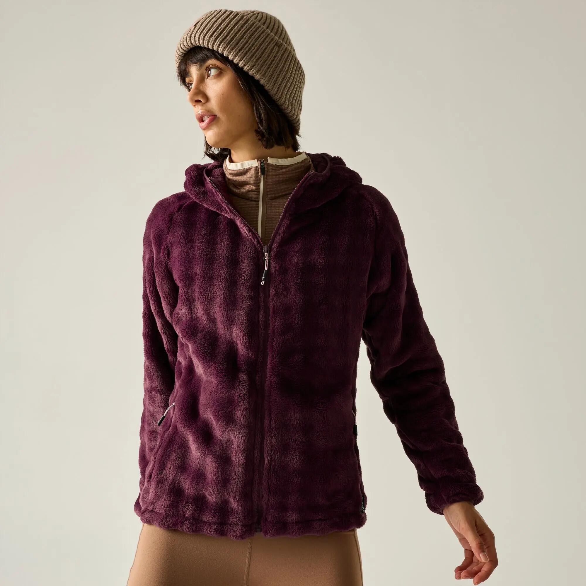 Felpa con cappuccio e zip intera da donna Endra 7/14