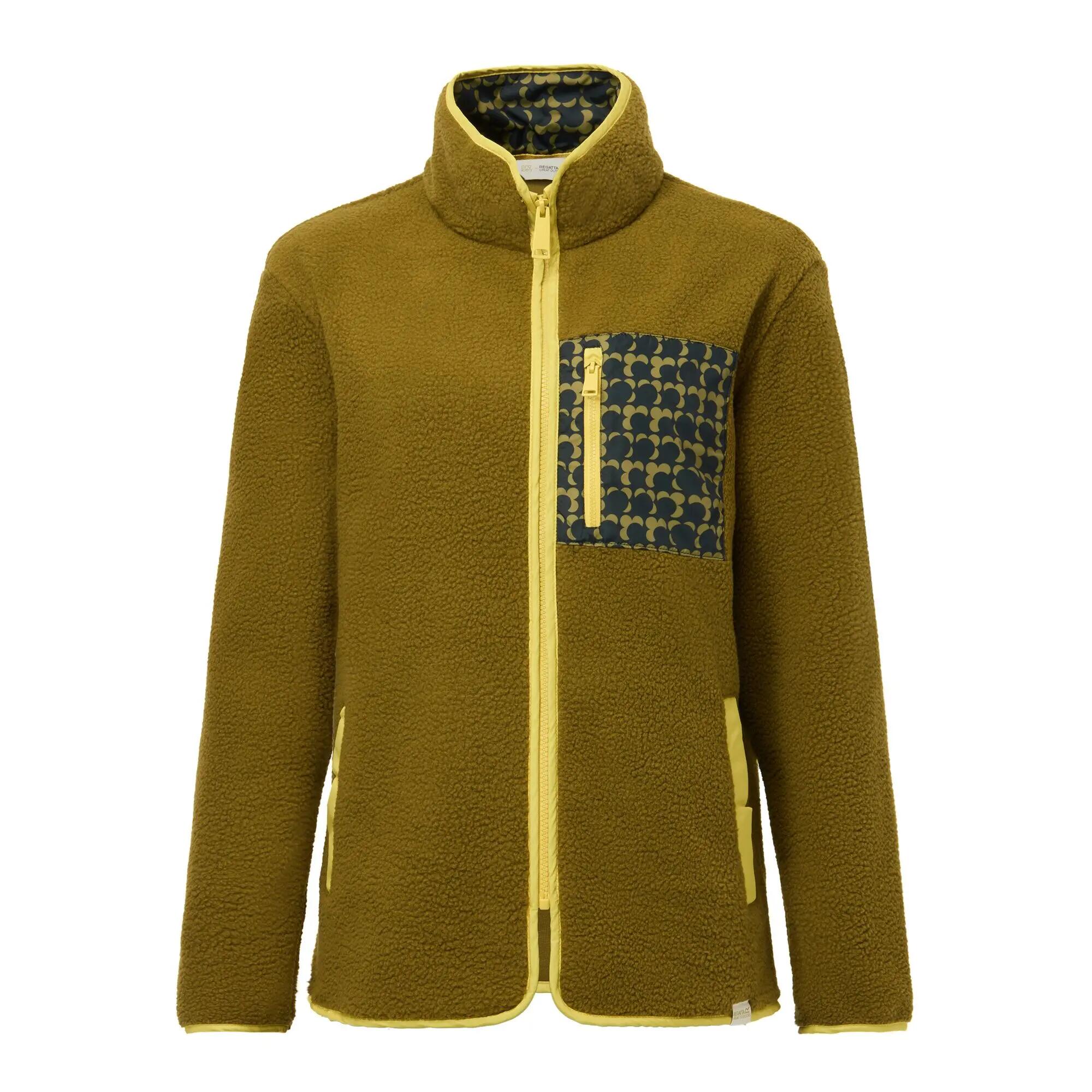 Forro polar con cremallera completa y estampado de borrego de Orla Kiely 7/10