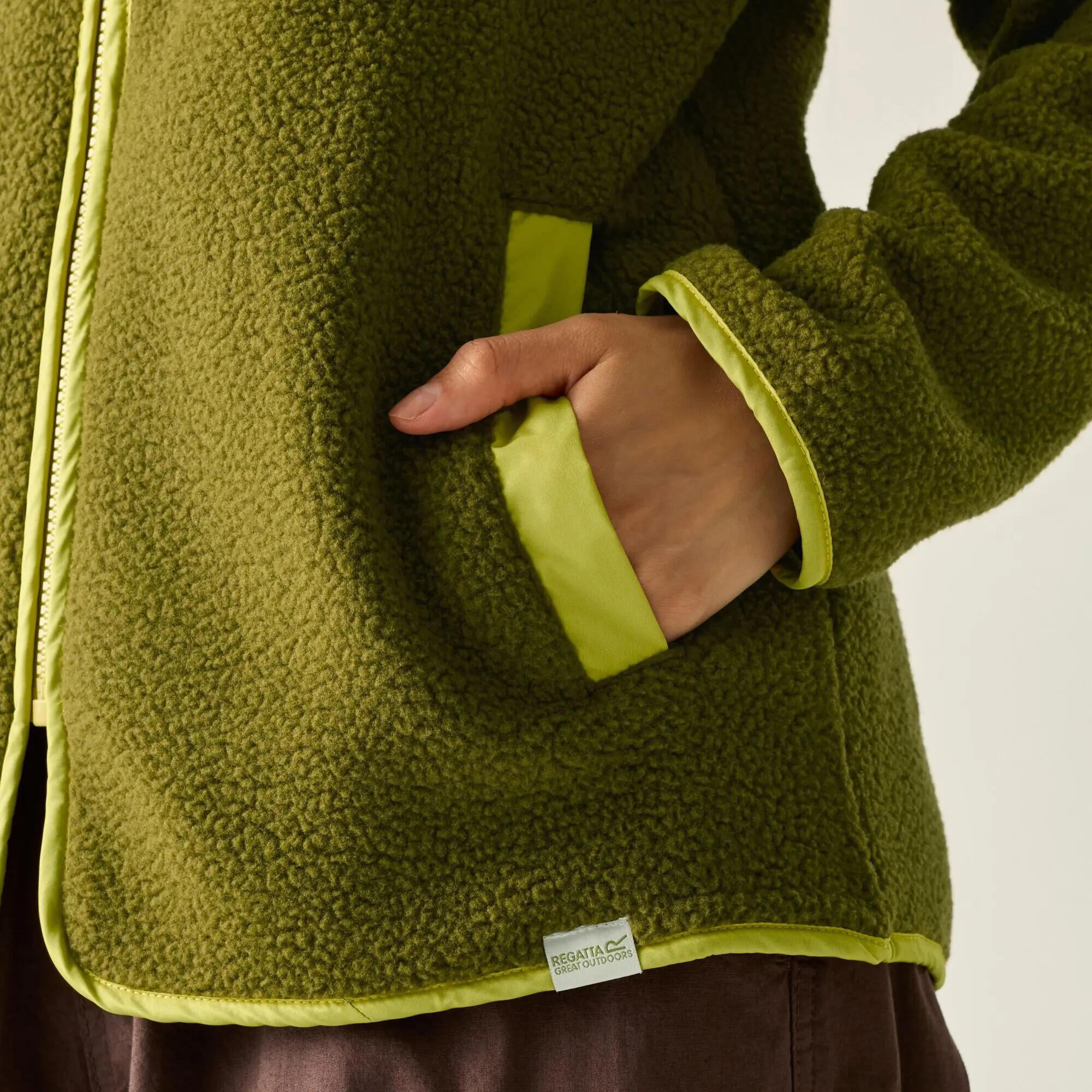 Forro polar con cremallera completa y estampado de borrego de Orla Kiely 6/10