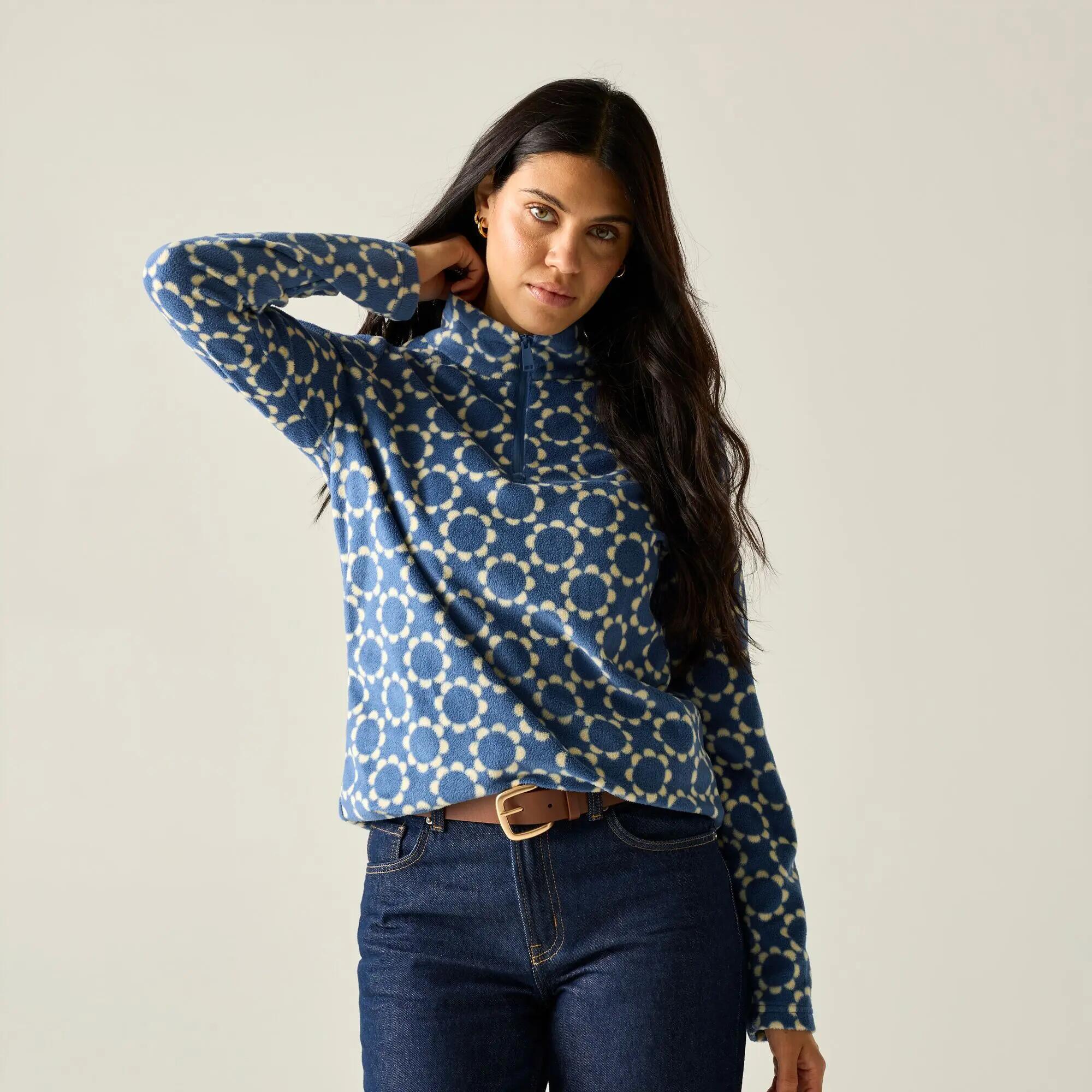 Forro polar estampado con media cremallera de Orla Kiely 4/10