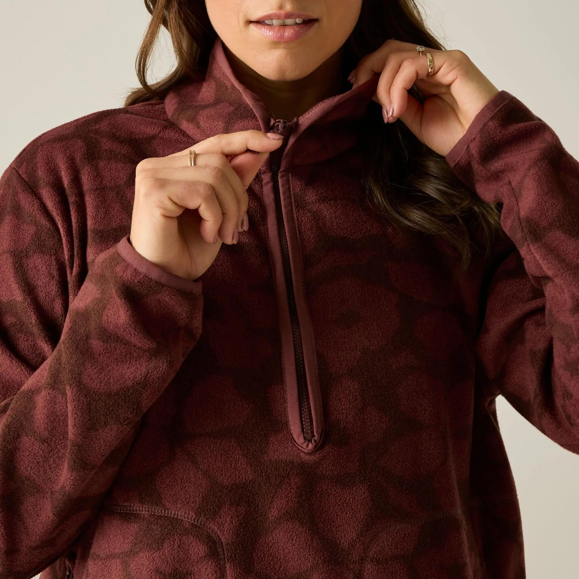 Damen-Fleecejacke Frankie mit halbem Reißverschluss 3/11