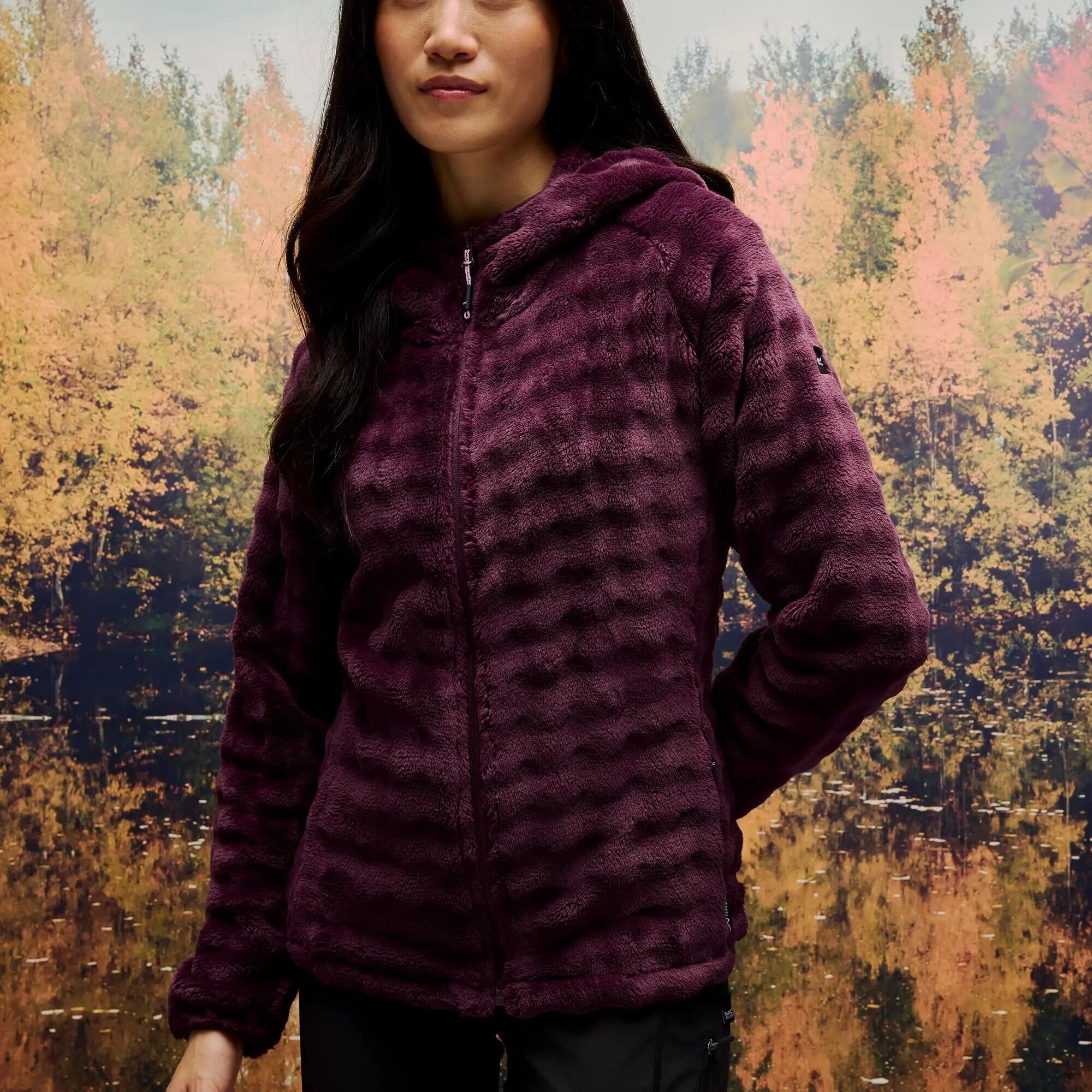 Felpa con cappuccio e zip intera da donna Endra 4/14