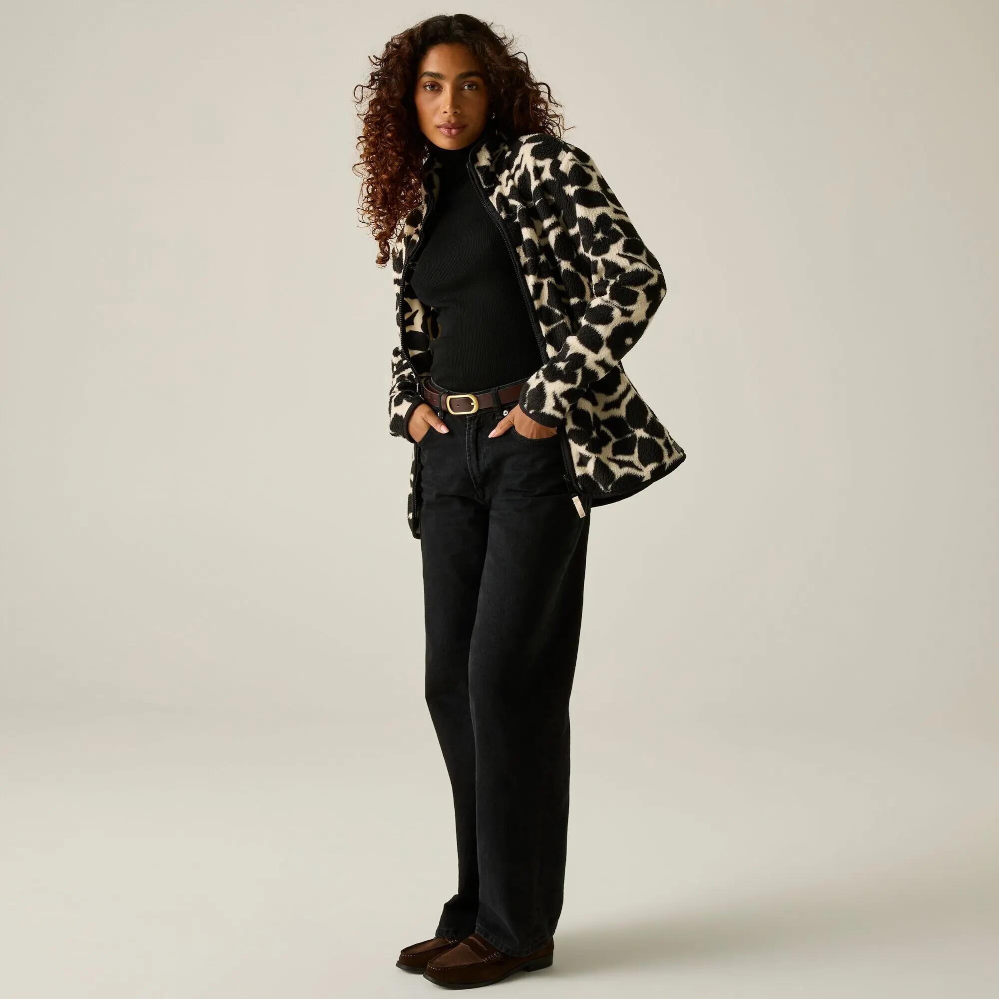 Felpa da donna con zip intera Frankie Borg 2/12