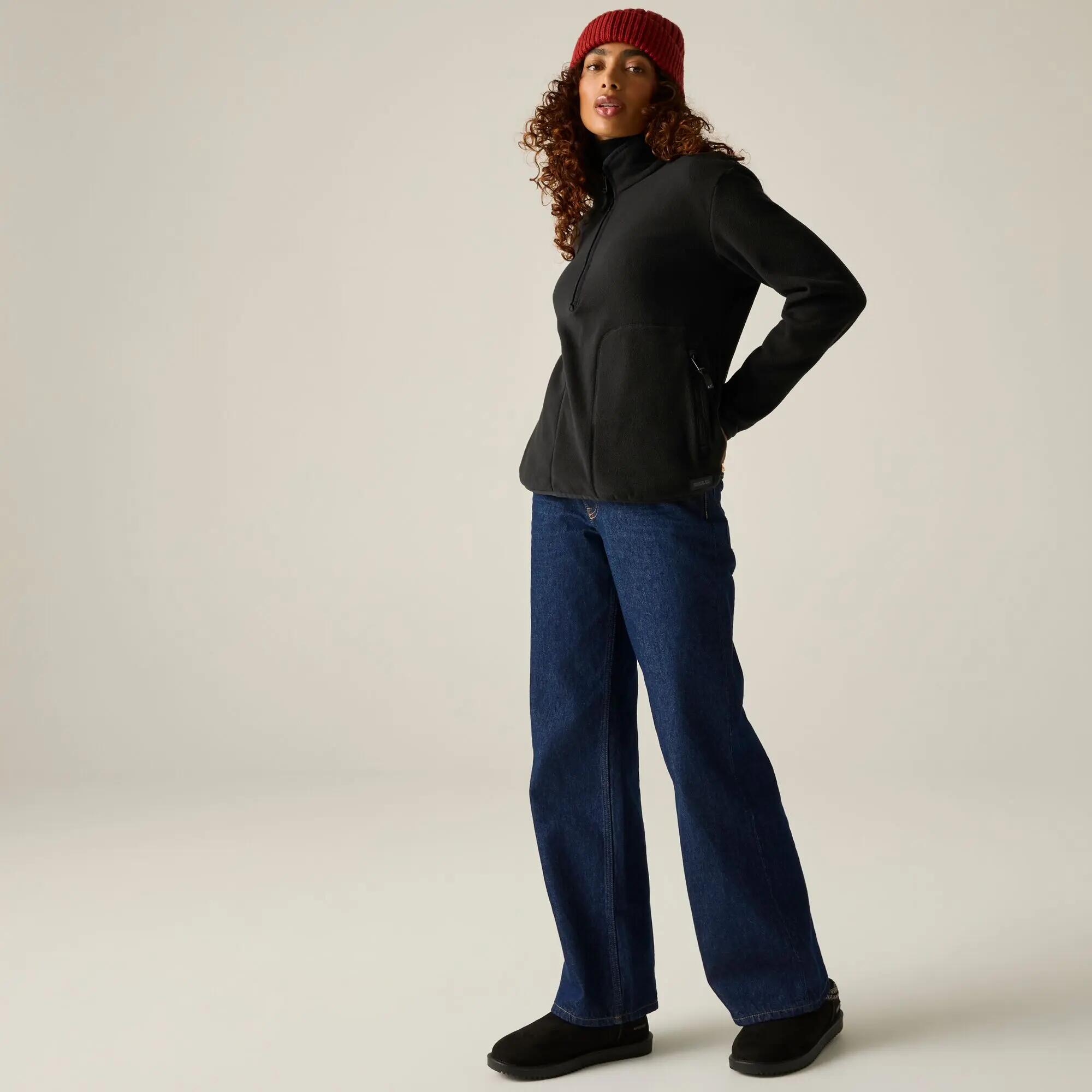Felpa da donna Frankie con mezza zip 3/11