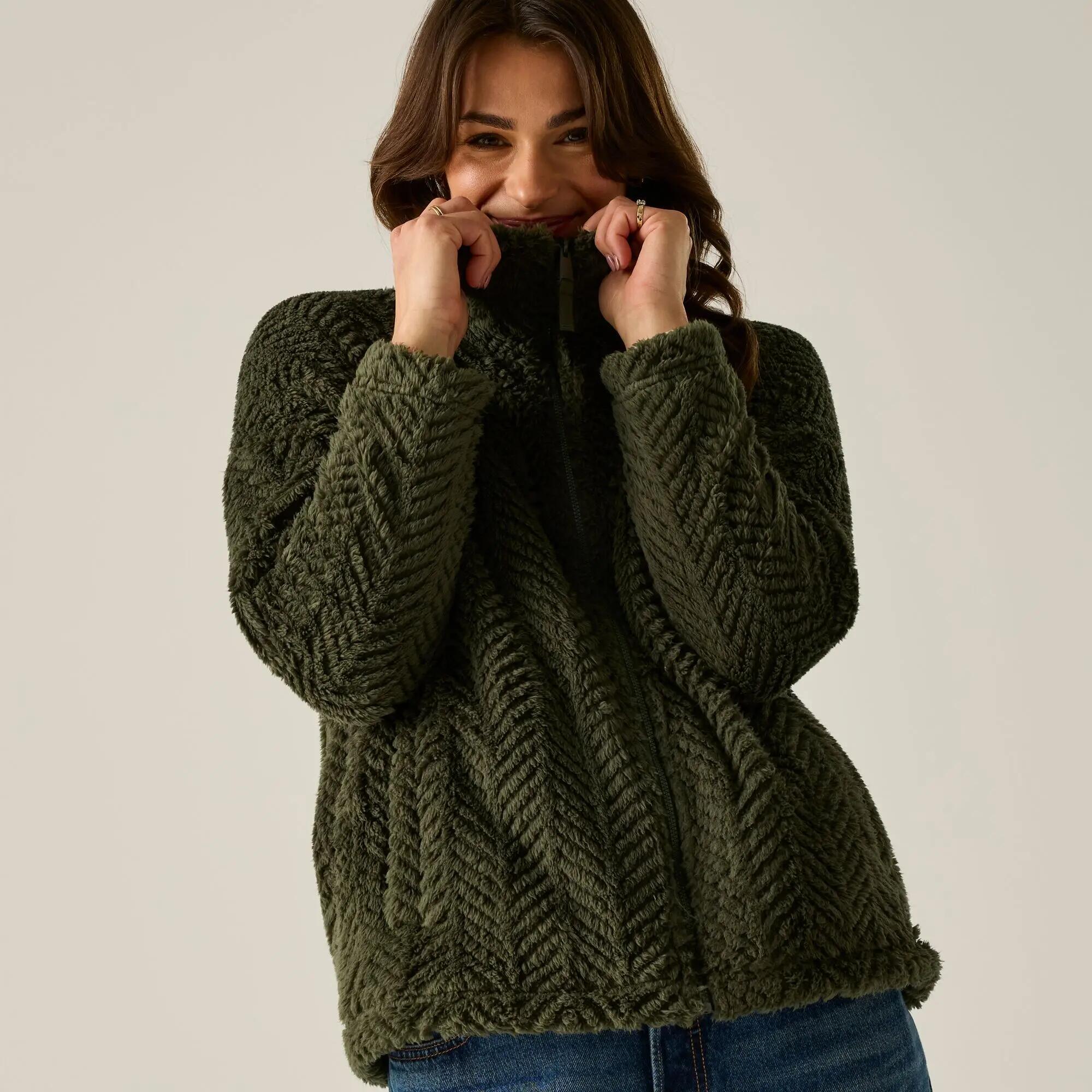 Sudadera polar con cremallera completa Ayana para mujer 5/11