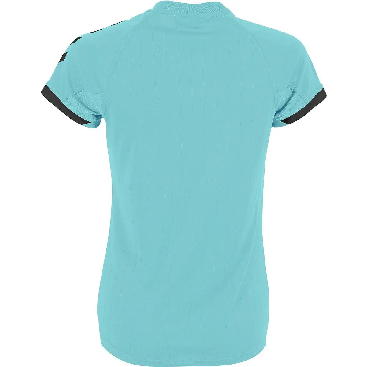 Damen - Training - Shirt - feminin, schnelltrocknend, Mesh - Fyn - schwarz/mint 3/5