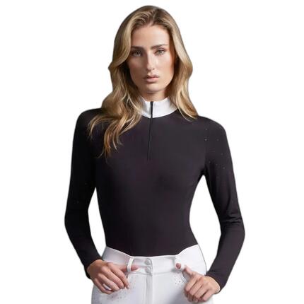 Polo de concours manches longues femme Premier Equine Cristalli