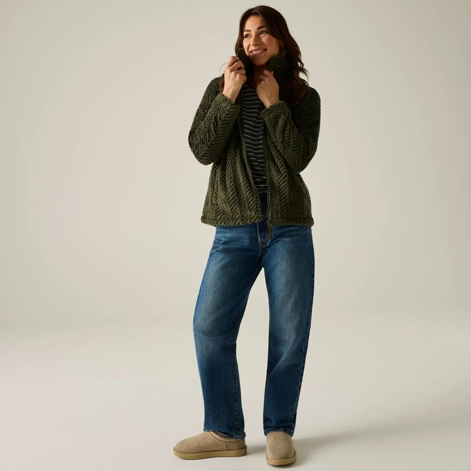 Sudadera polar con cremallera completa Ayana para mujer 2/11