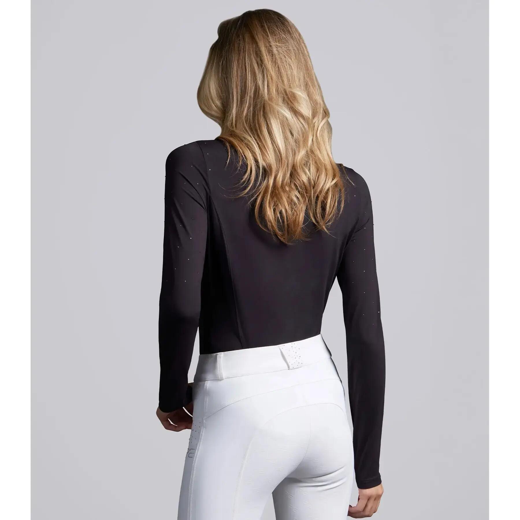 Polo de concours manches longues femme Premier Equine Cristalli 3/6