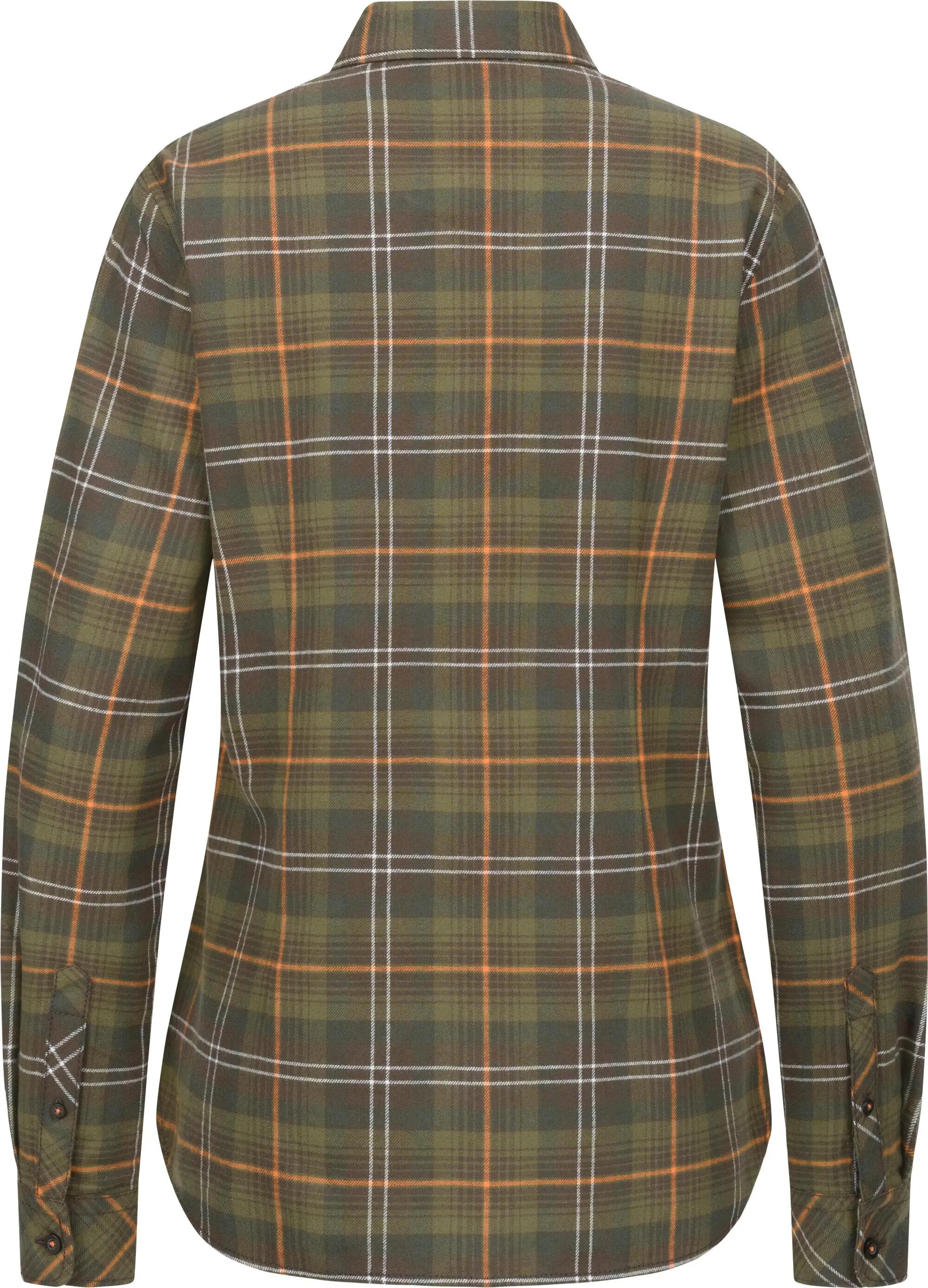 Bluse Juliana Flanell Damen - Grün 2/4