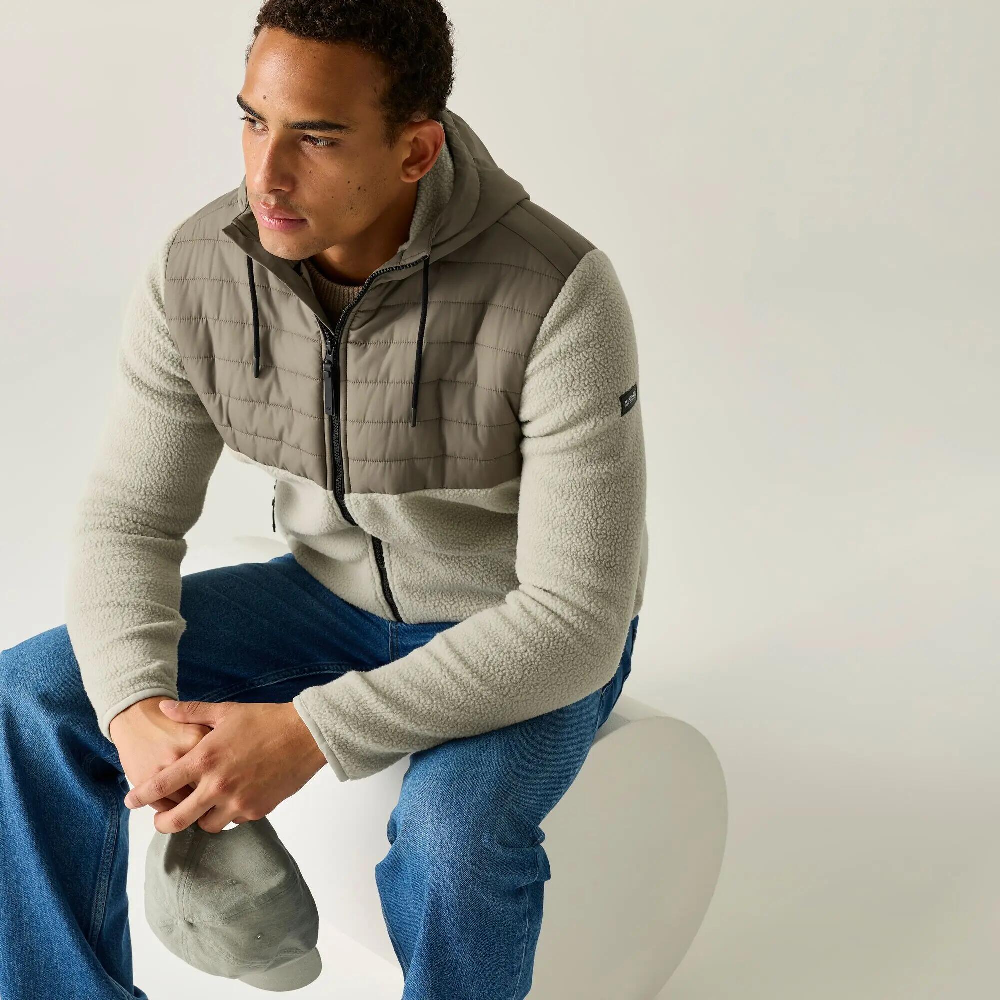 Polaire hybride zippée intégrale Frankie Borg pour homme 7/11