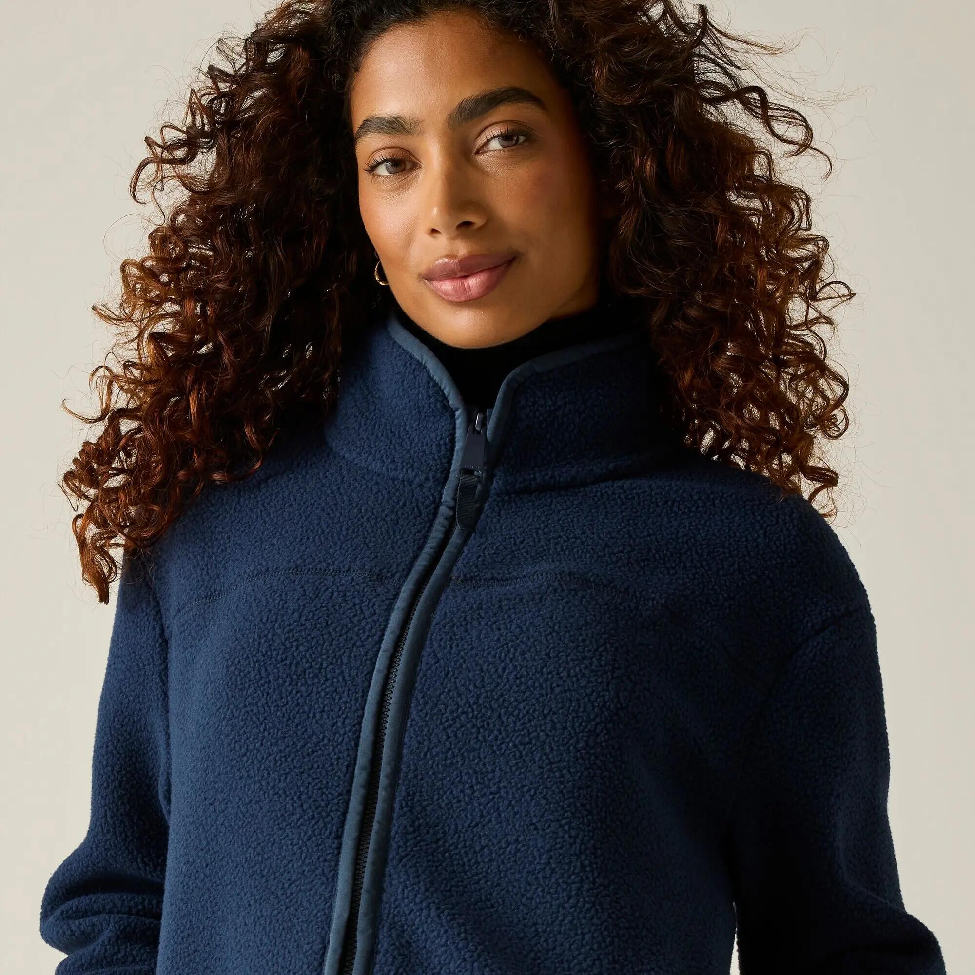 Felpa da donna con zip intera Frankie Borg 7/12