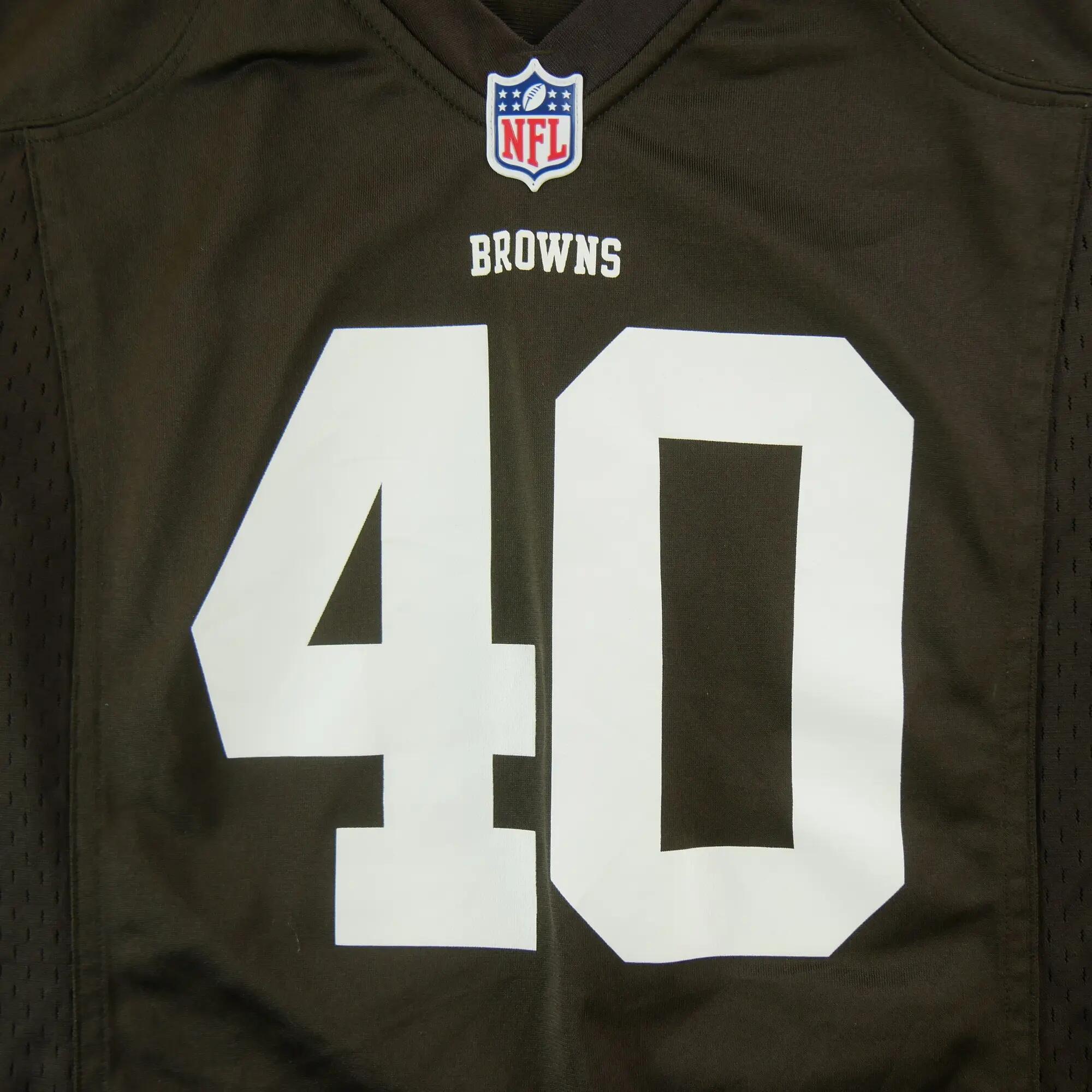 Seconde vie - Maillot Femme NFL Cleveland Browns Marron - Excellent 3/7