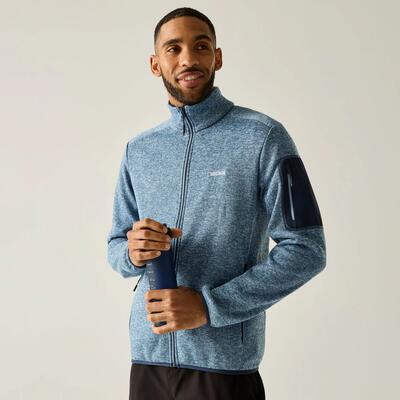 Felpa isolante da uomo Newhill in stretch con zip completa