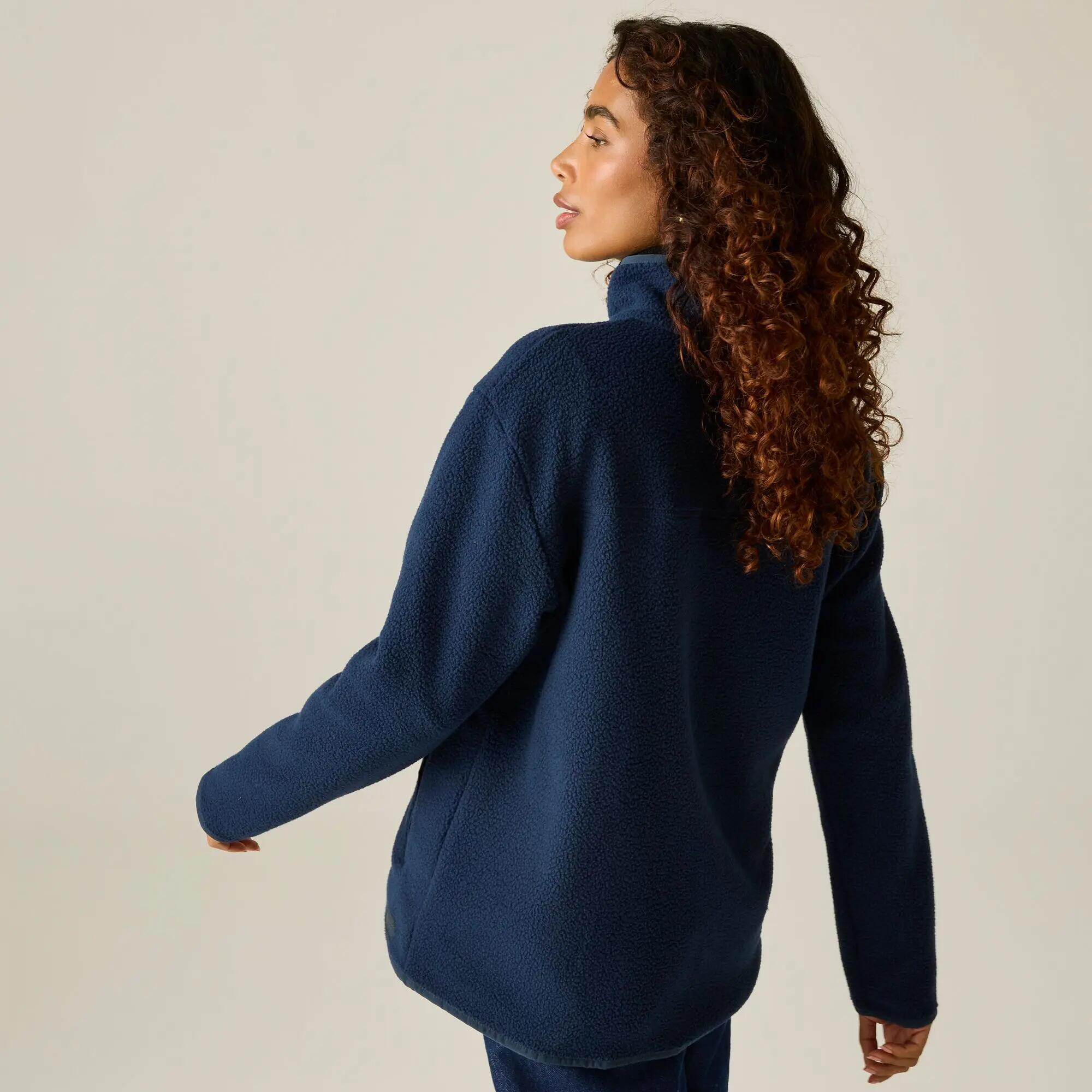 Felpa da donna con zip intera Frankie Borg 4/12