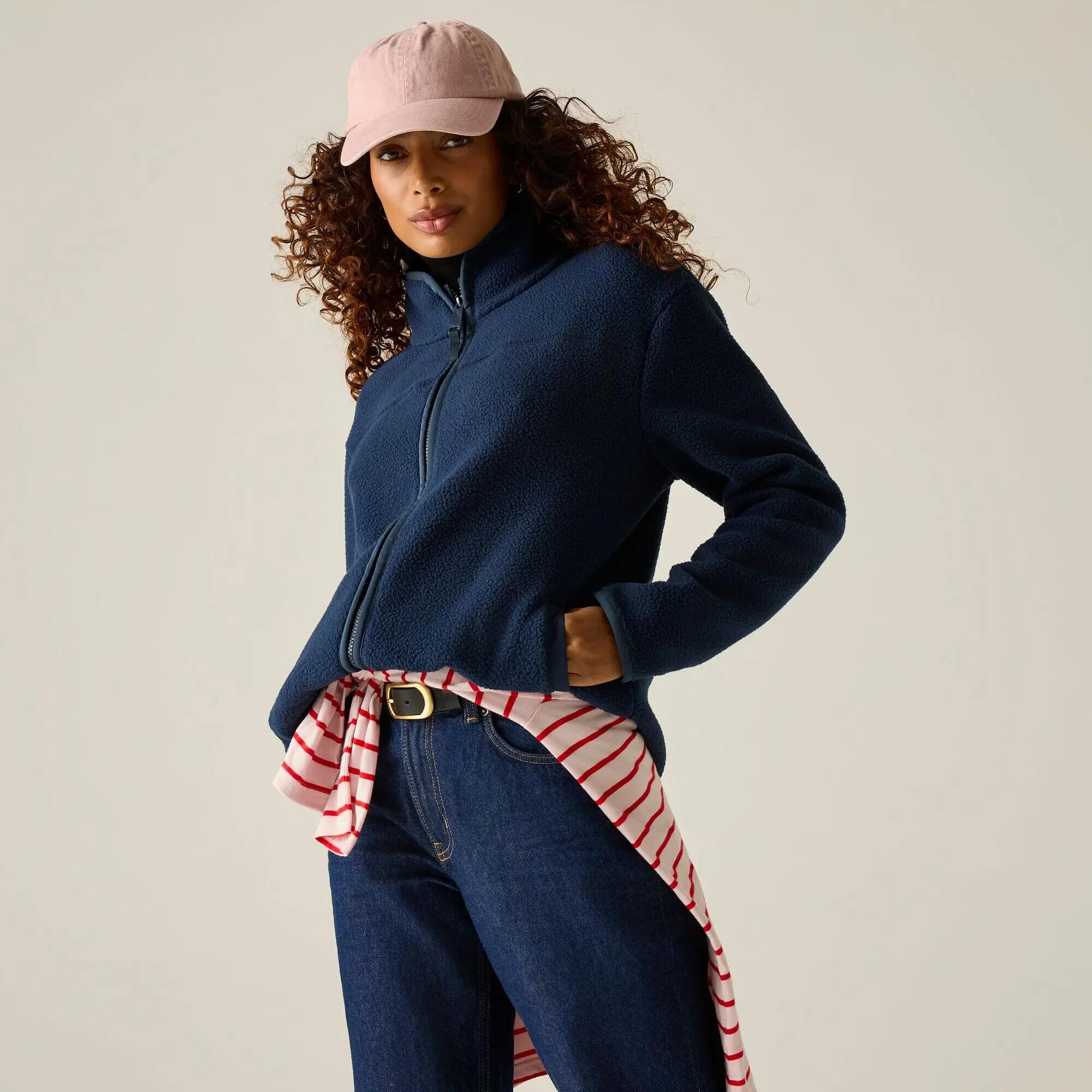 Felpa da donna con zip intera Frankie Borg 3/12