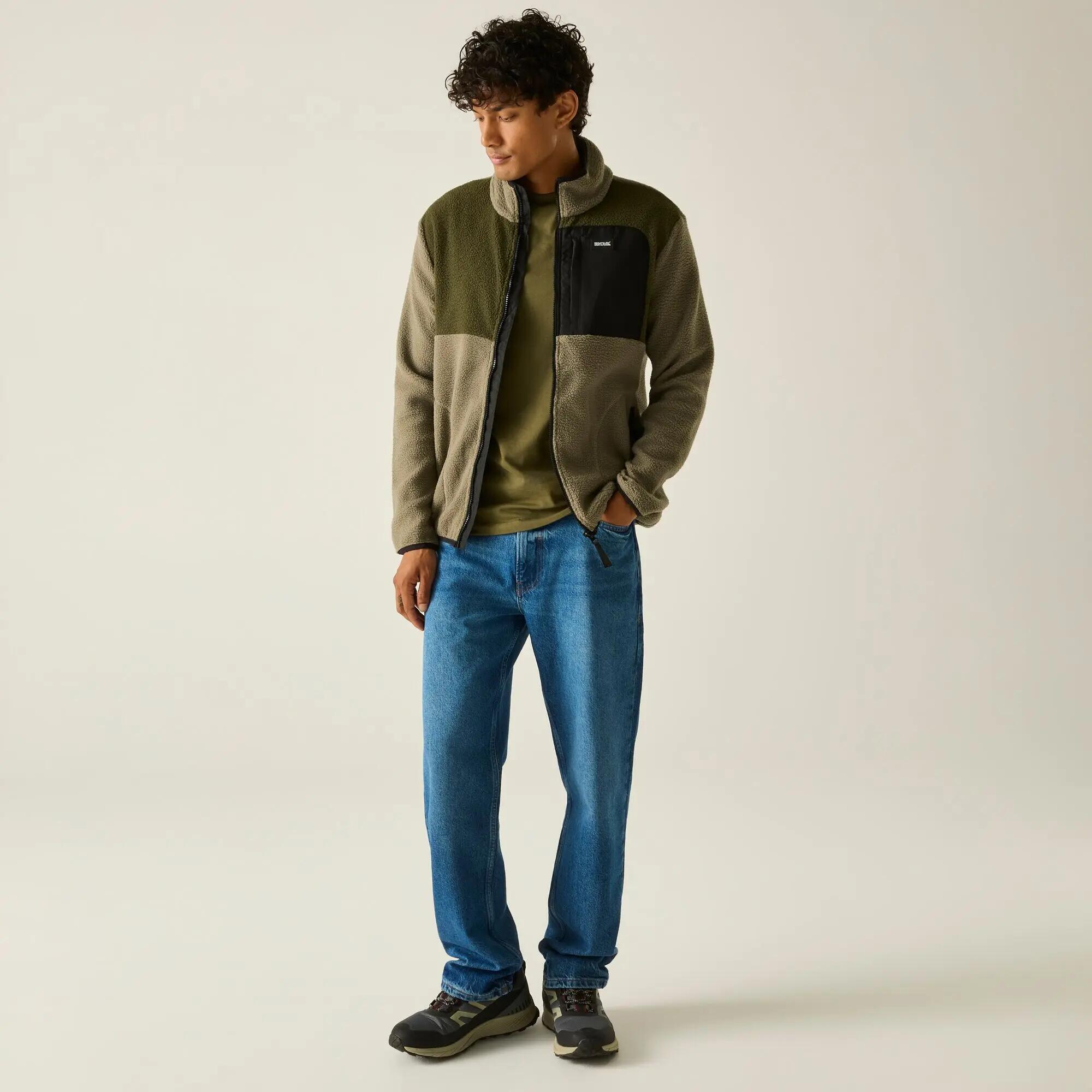 Herren-Fleecejacke Frankie Borg mit durchgehendem Reißverschluss 4/10