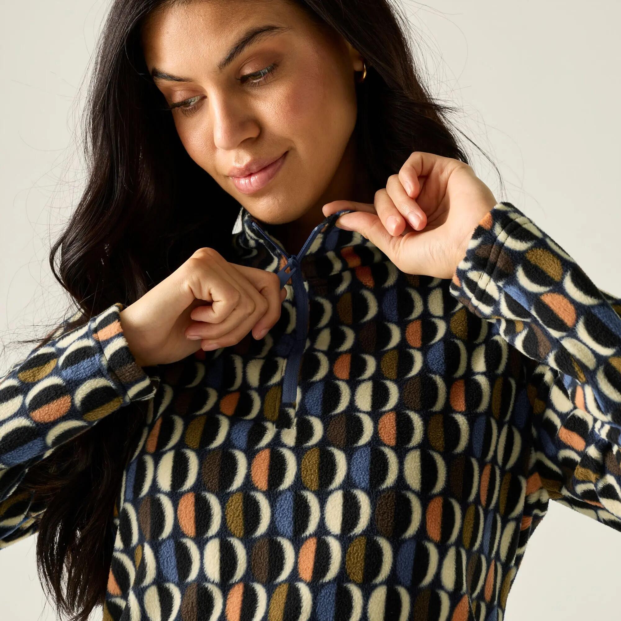 Orla Kiely Printed Half Zip Fleece 6/10