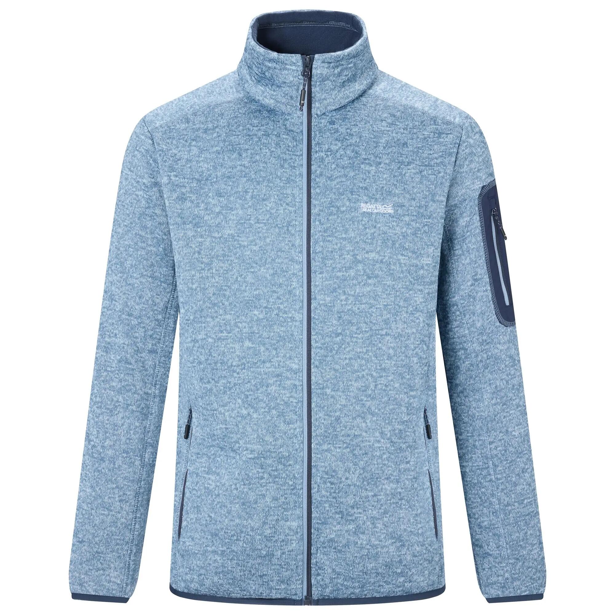 Felpa isolante da uomo Newhill in stretch con zip completa 7/10