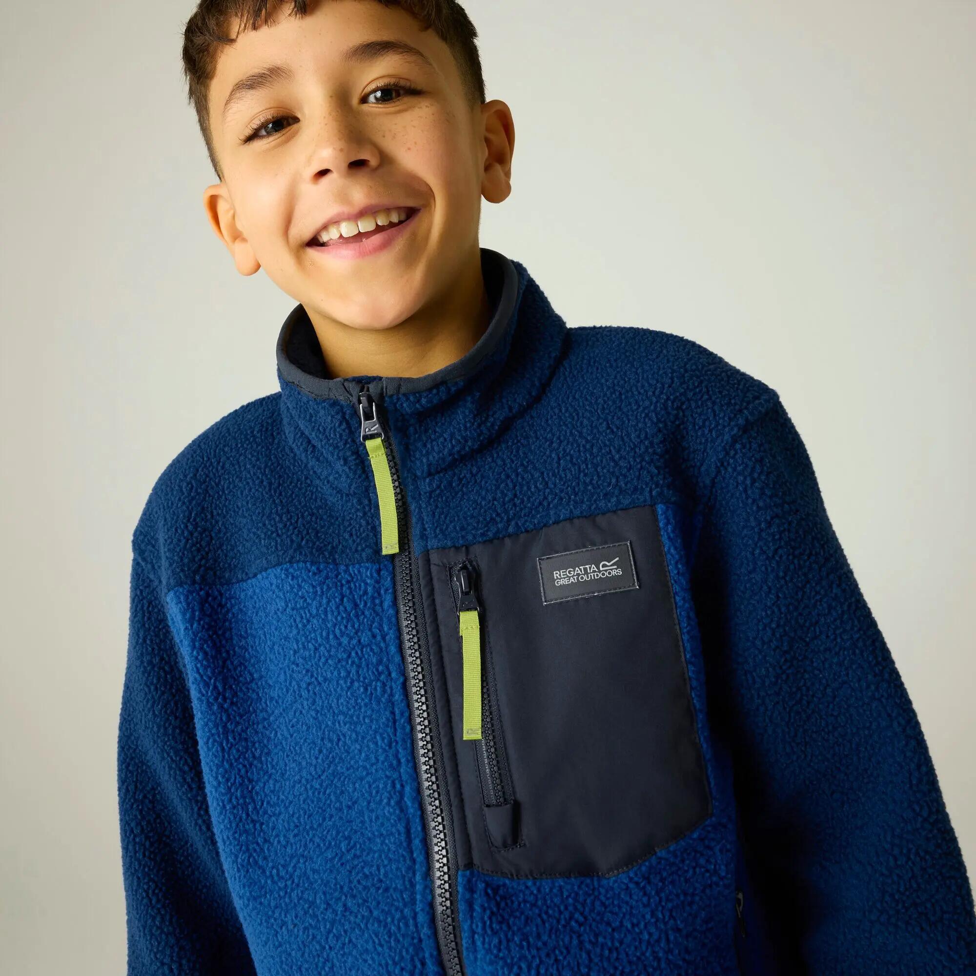 Pile caldo con zip integrale Frankie per bambini 4/10