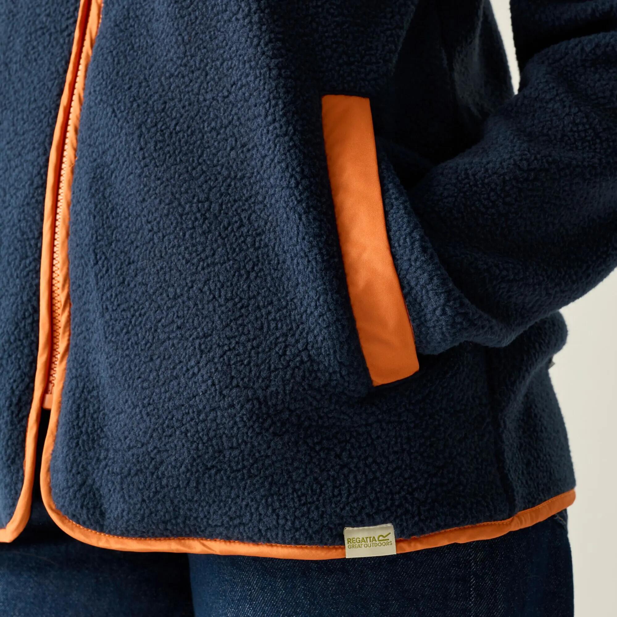 Orla Kiely Printed Borg Full Zip Fleece 5/10