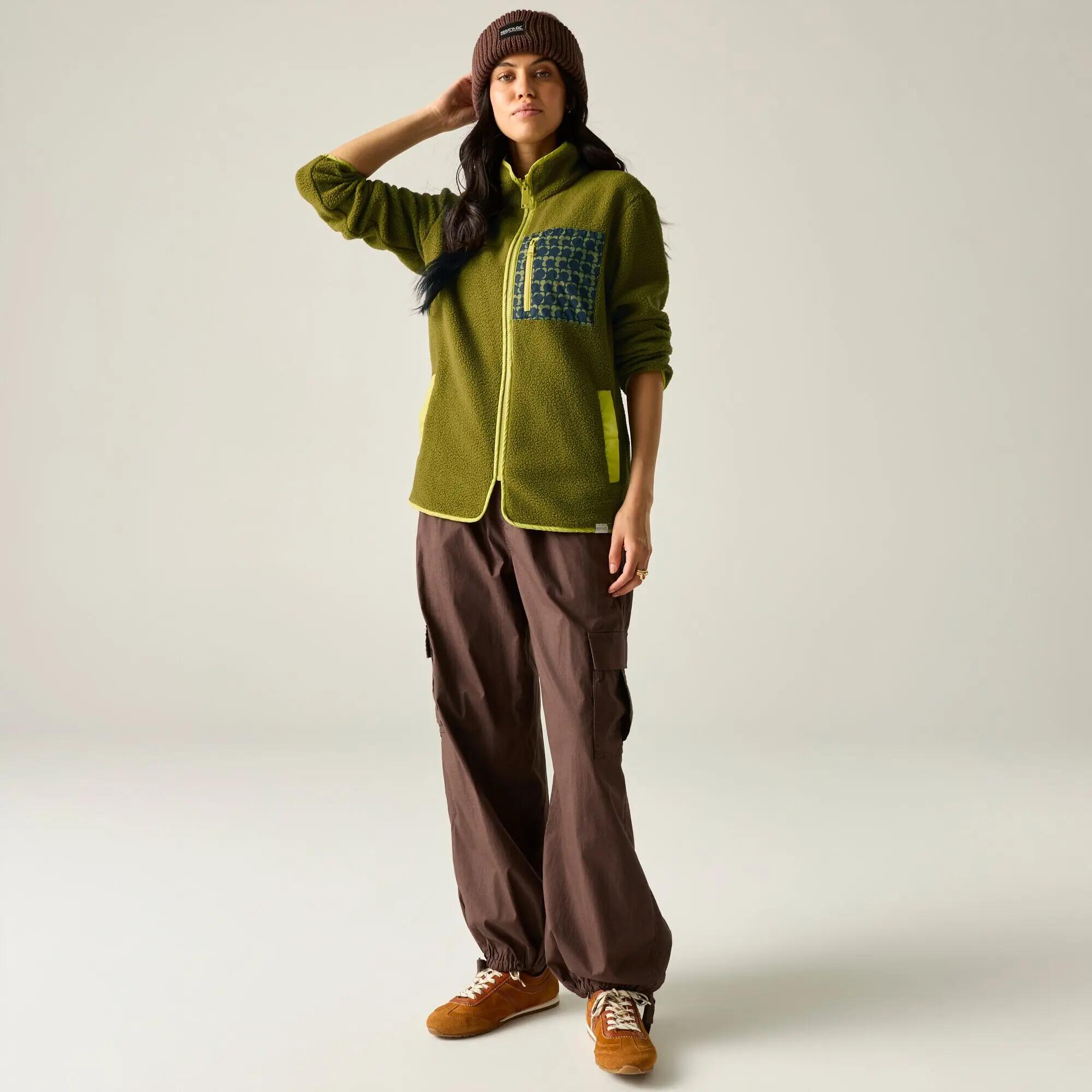 Forro polar con cremallera completa y estampado de borrego de Orla Kiely 2/10