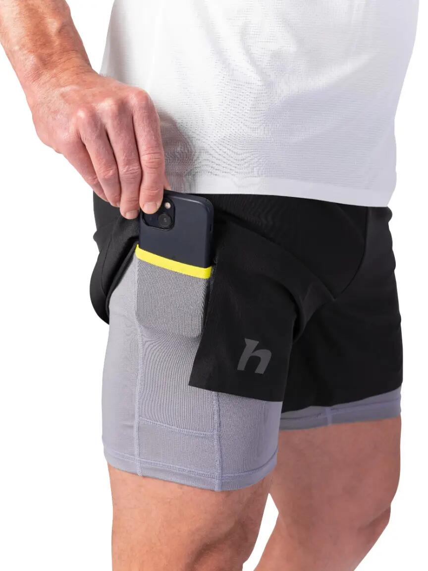 Pantaloncini da corsa da uomo con pantaloncini interni Hannah 5/7