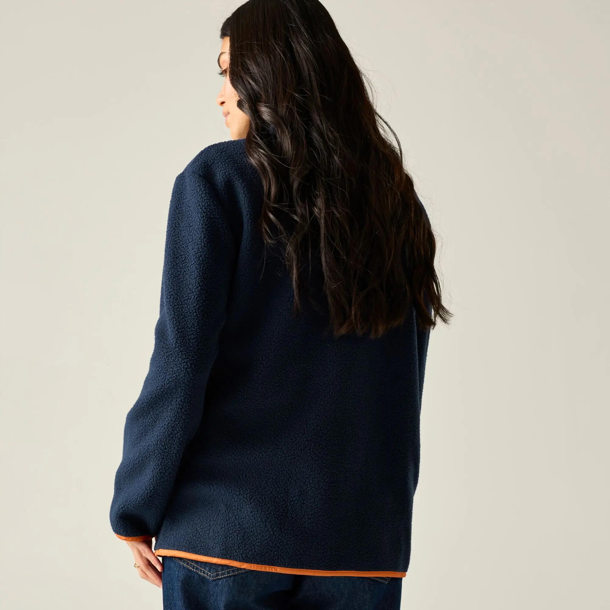 Orla Kiely Printed Borg Full Zip Fleece 3/10