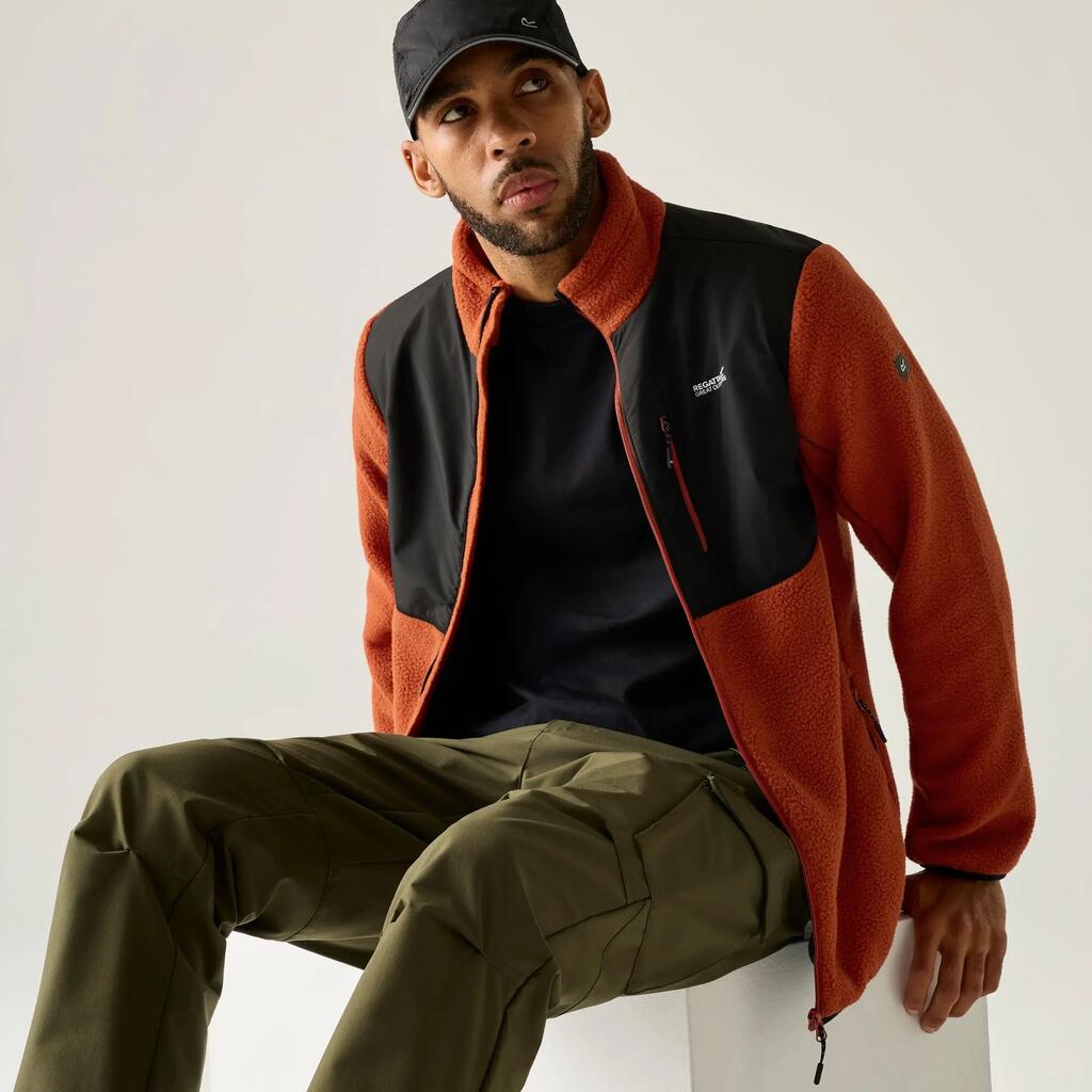 Mens Morran Water Resistant Full Zip Fleece