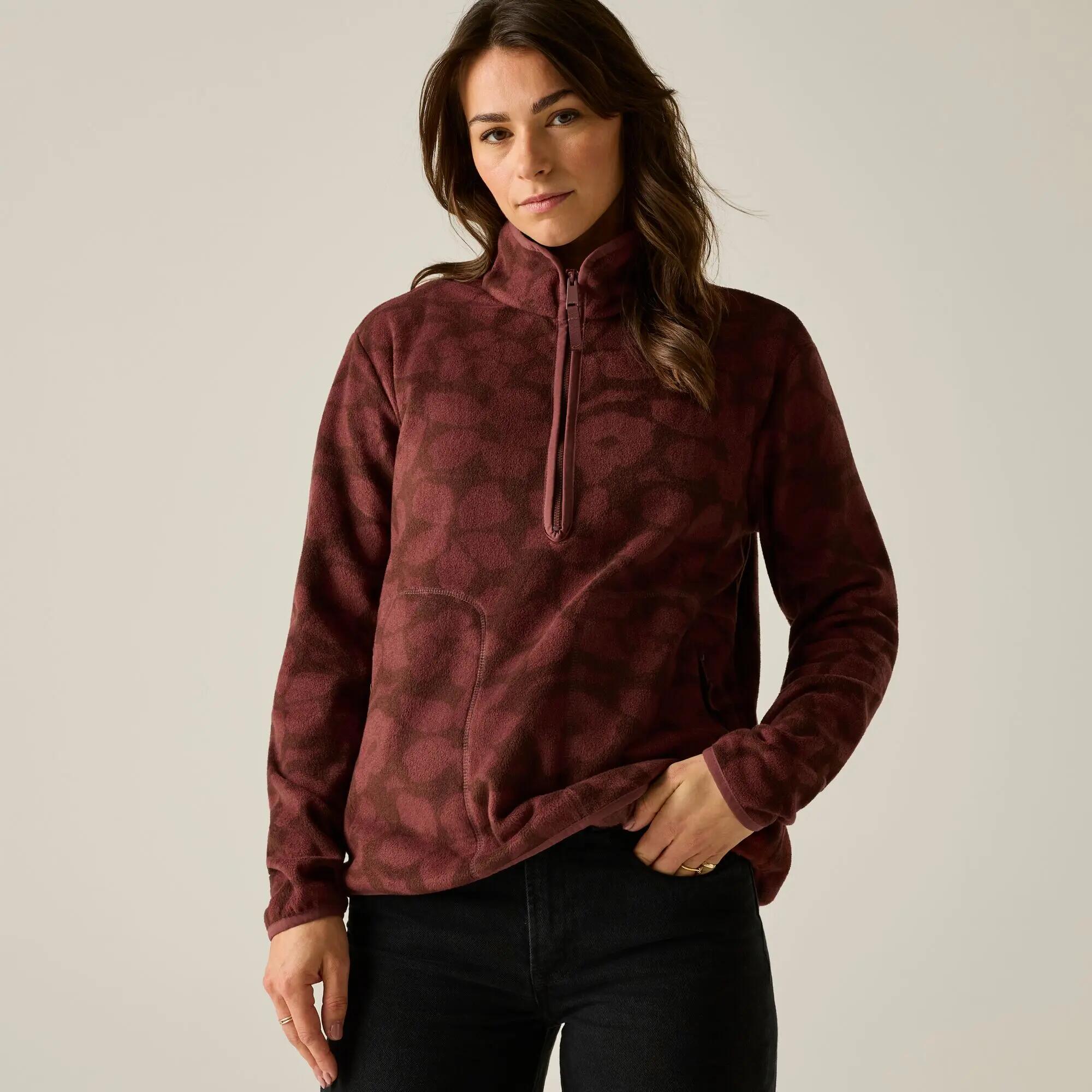 Felpa da donna Frankie con mezza zip 5/11