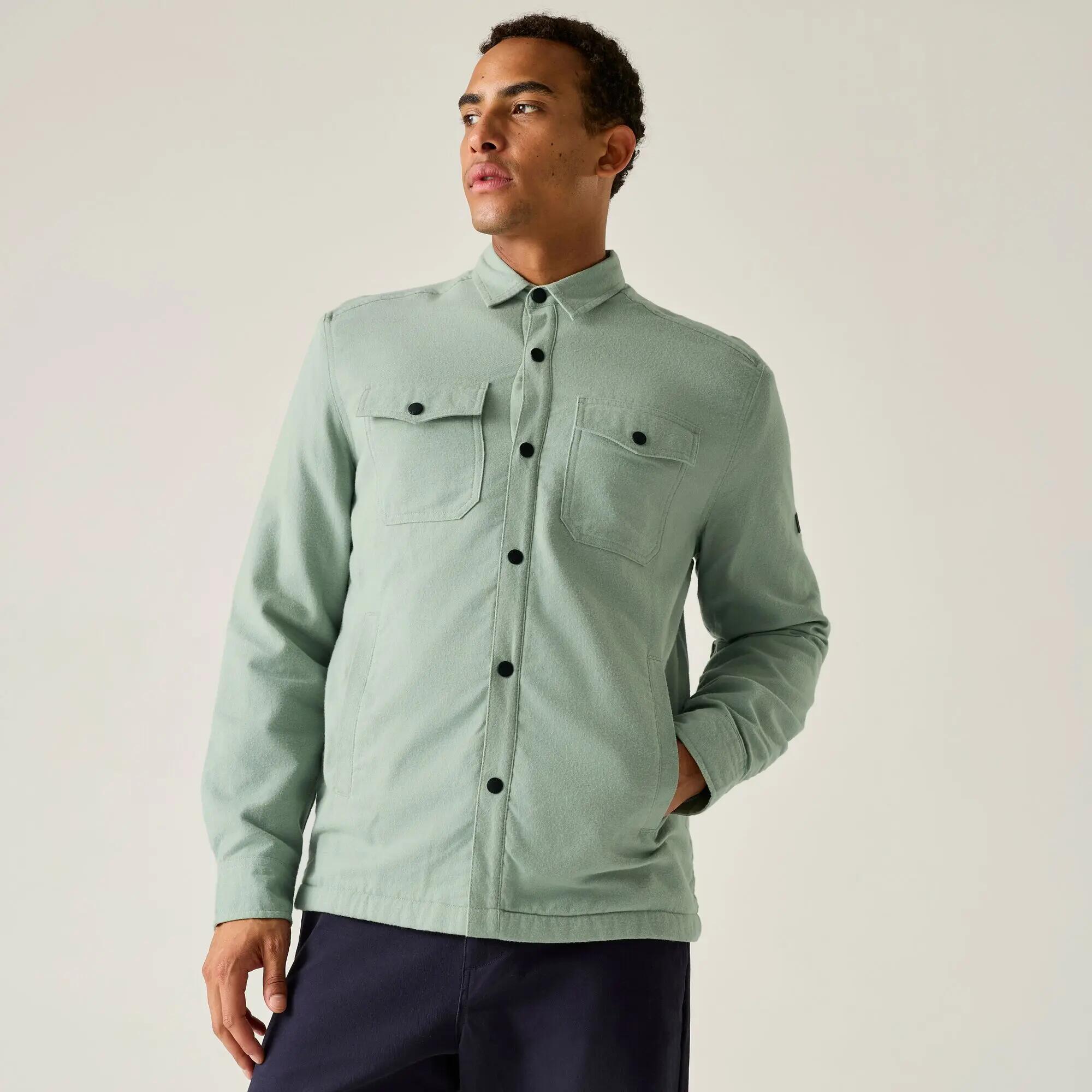 Spennith Shacket Shirt mit Fleecefutter für Herren 5/11