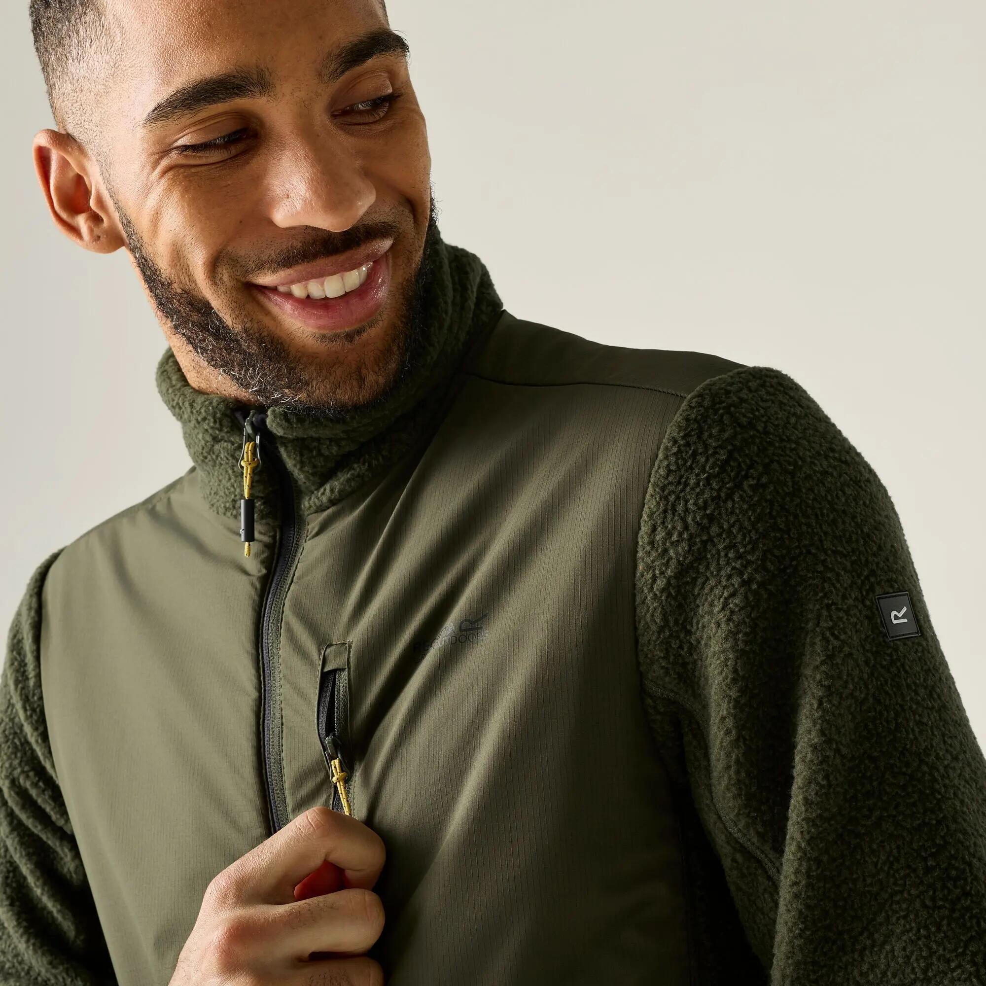 Felpa da uomo Morran con zip intera e resistente all'acqua 4/11