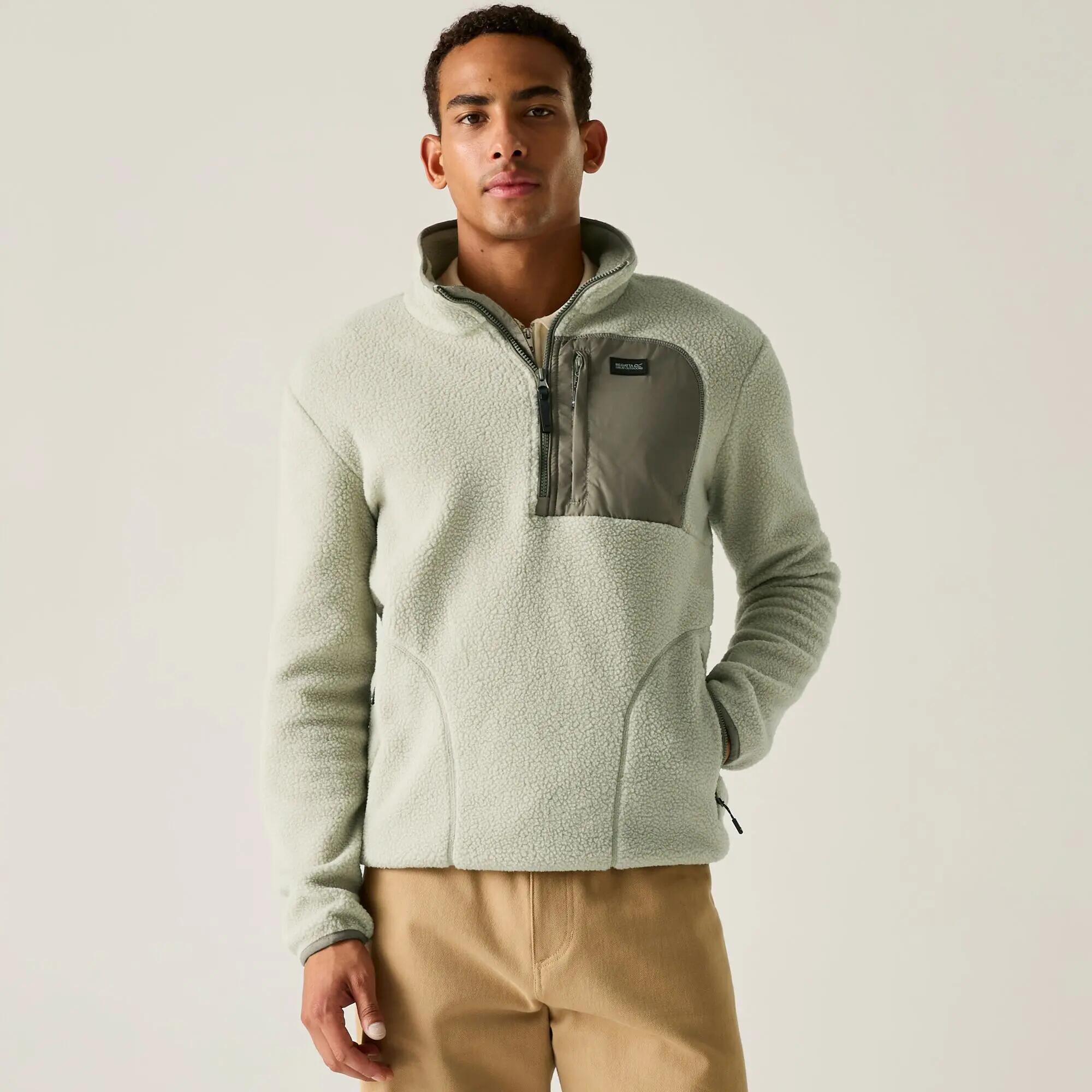 Polaire à demi-zip Frankie Borg pour homme 6/10