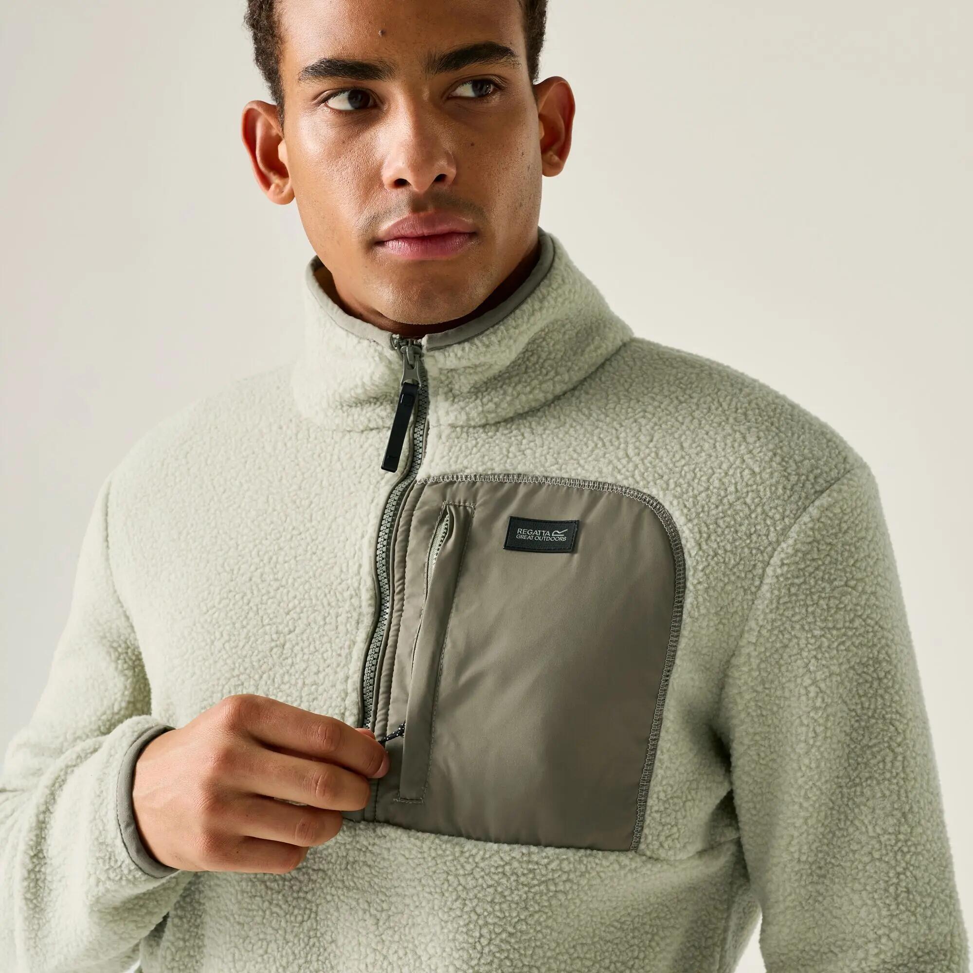 Polaire à demi-zip Frankie Borg pour homme 5/10