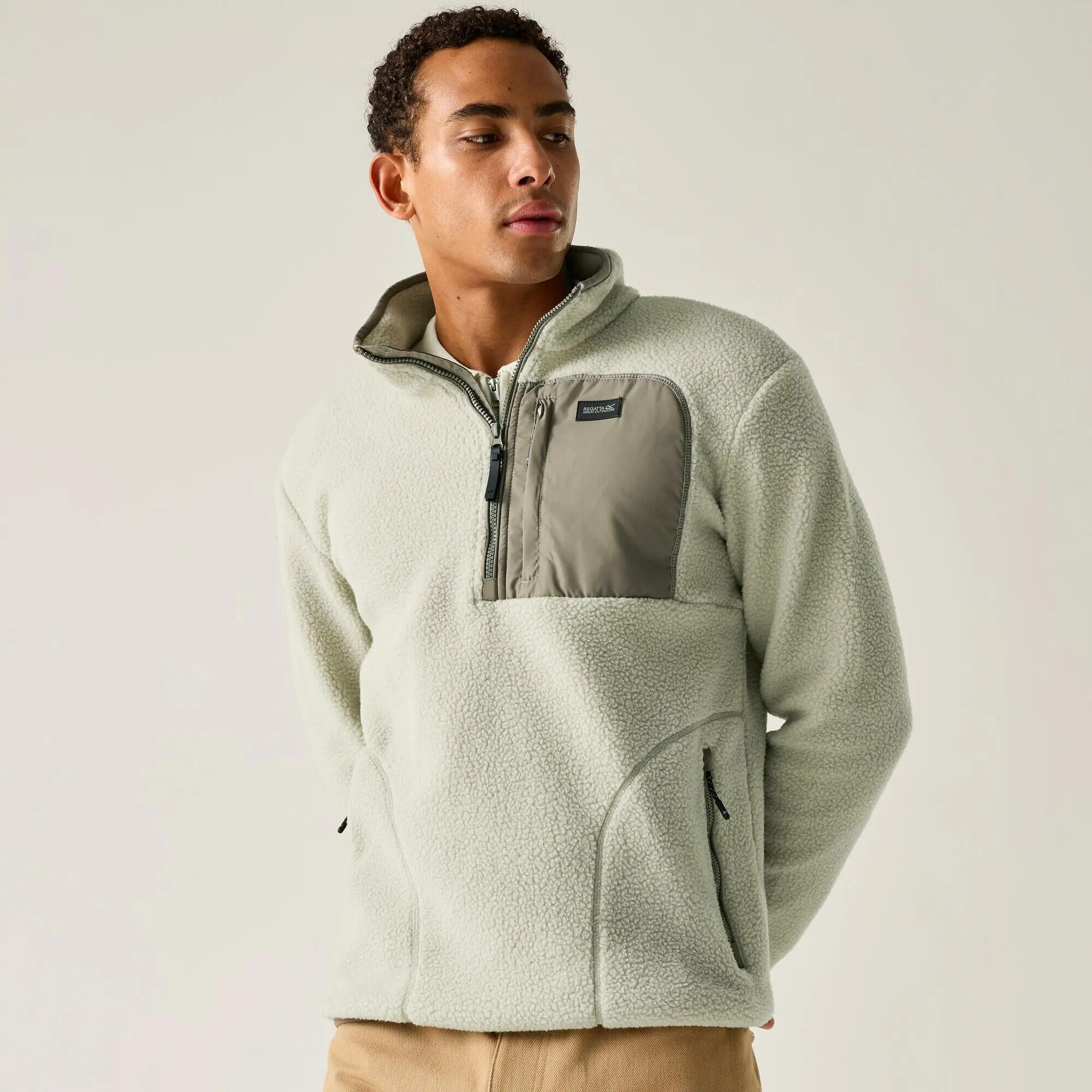 Polaire à demi-zip Frankie Borg pour homme 2/10