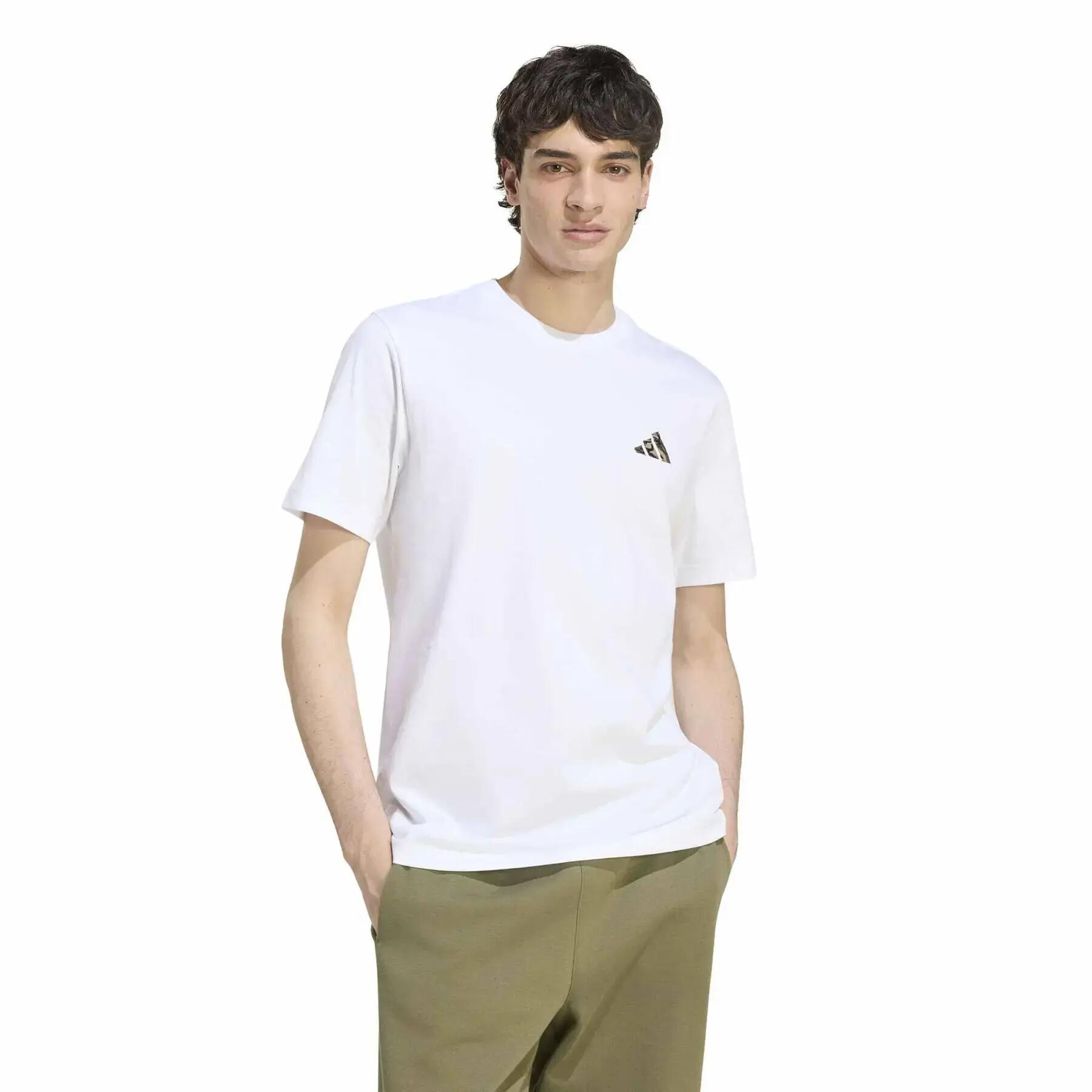 T-shirt adidas Camo Small Logo 2/6