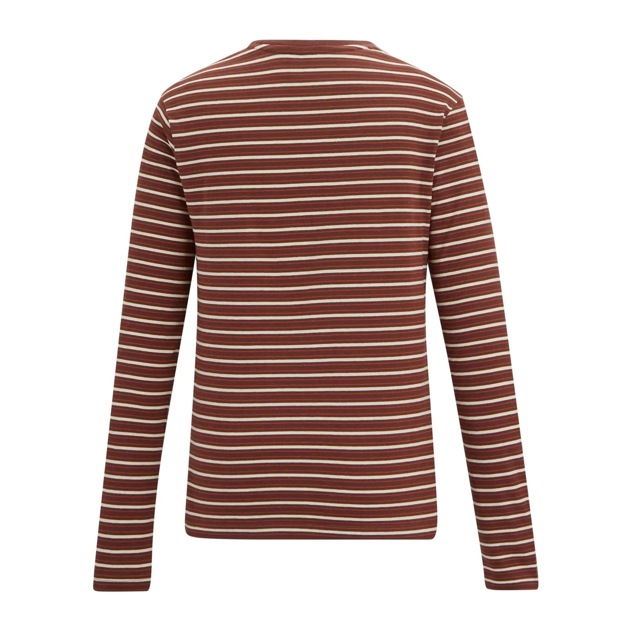 Federica Damen-Langarmshirt mit Rundhalsausschnitt und Streifen 8/10
