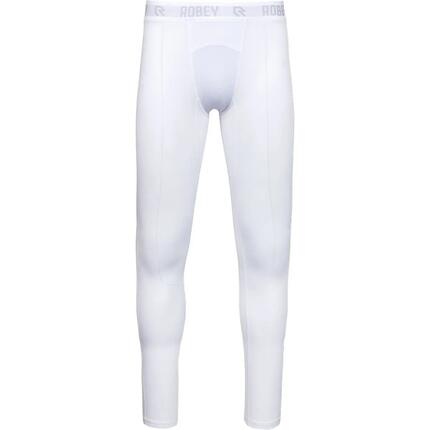 Cuissard long thermorégulateur - football - homme - compressif - blanc.