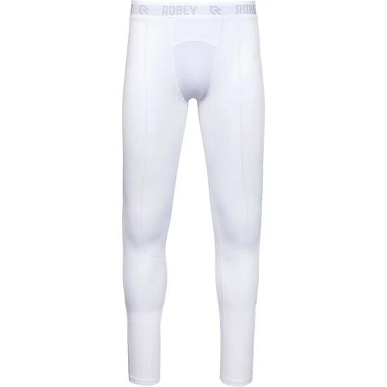 Cuissard long thermorégulateur - football - homme - compressif - blanc.