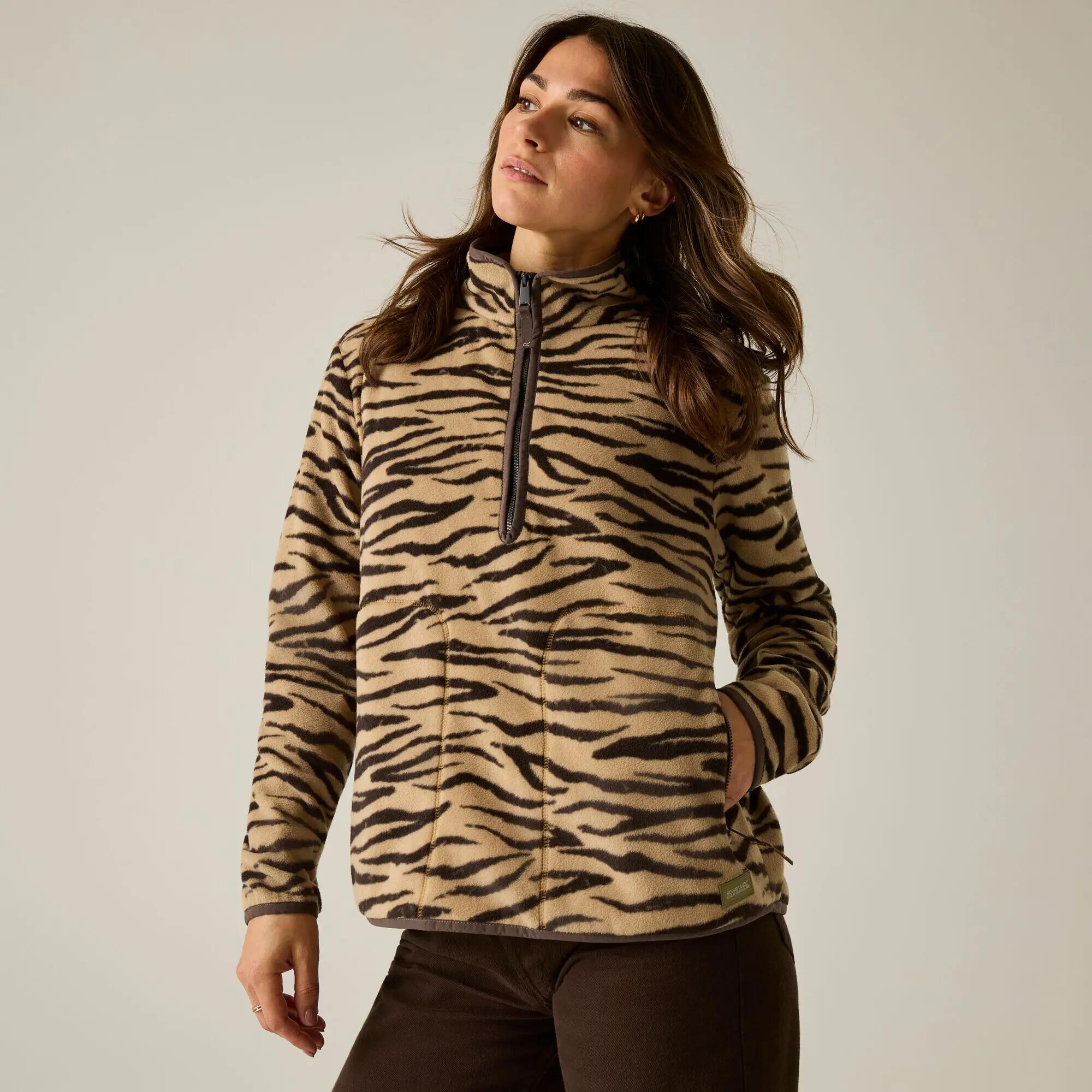 Damen-Fleecejacke Frankie mit halbem Reißverschluss 5/12