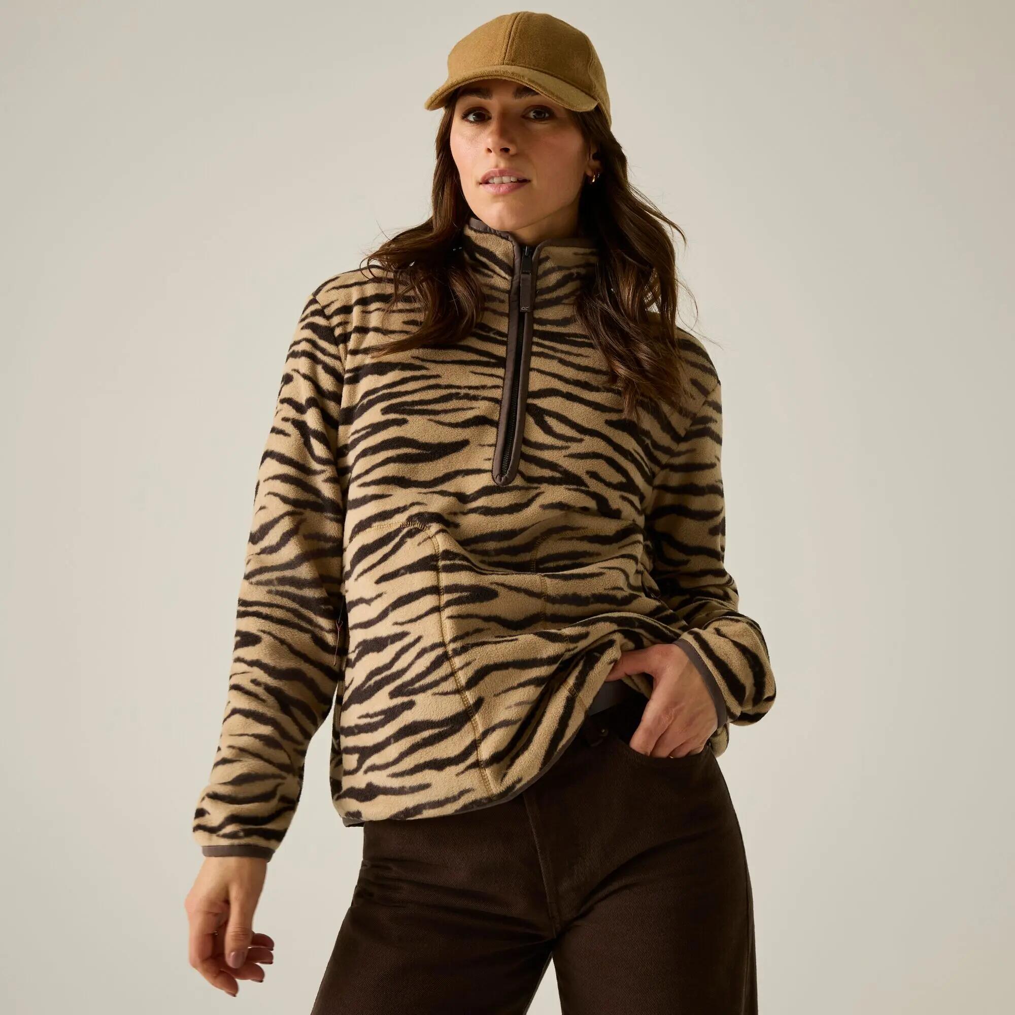 Damen-Fleecejacke Frankie mit halbem Reißverschluss 2/12