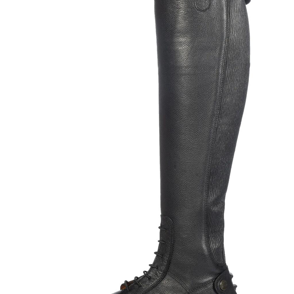 Leather riding boots HKM Titanium Style Extra Short/Width L