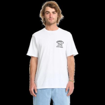 T-shirt - Skate - Homme - Stoneys - Manches courtes, imprimé - Blanc